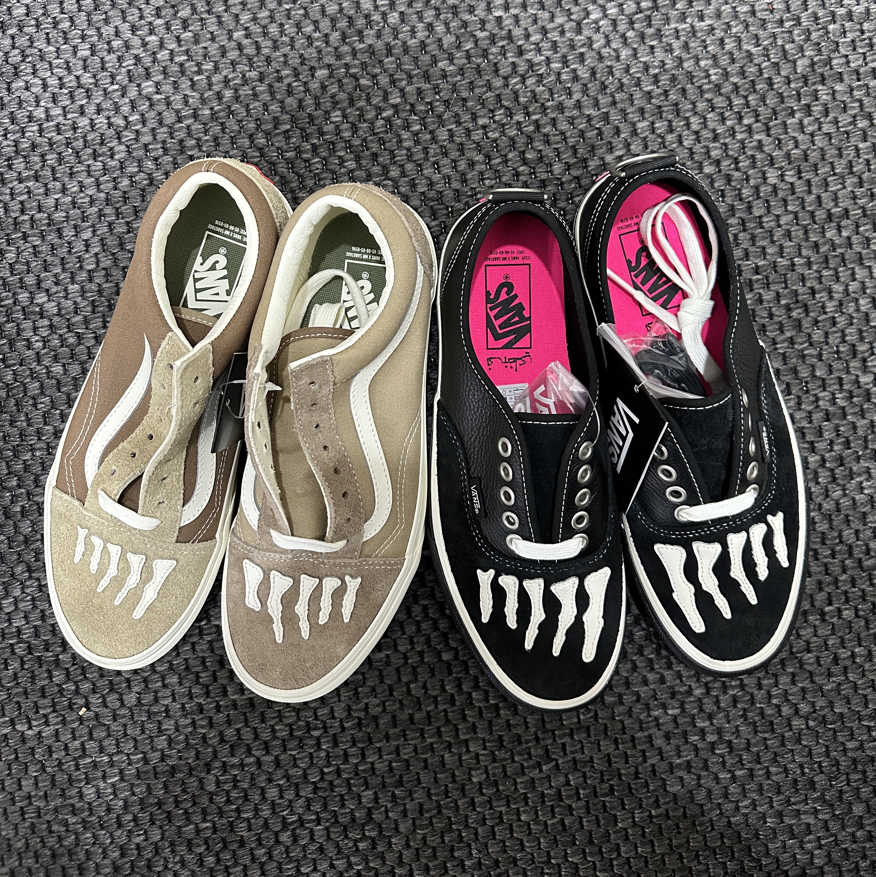 Vans x Mark SBTG Authentic Black, Vans x Mark SBTG Old Skool Incense 착용 스타일 - 1