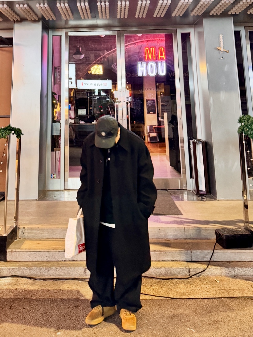 슈프림 x 스톤 아일랜드 페인티드 카모 나일론 6-패널 캡 블랙 - 20FW, (W) 미우 미우 플리스 스웨트셔츠 블랙 착용 스타일