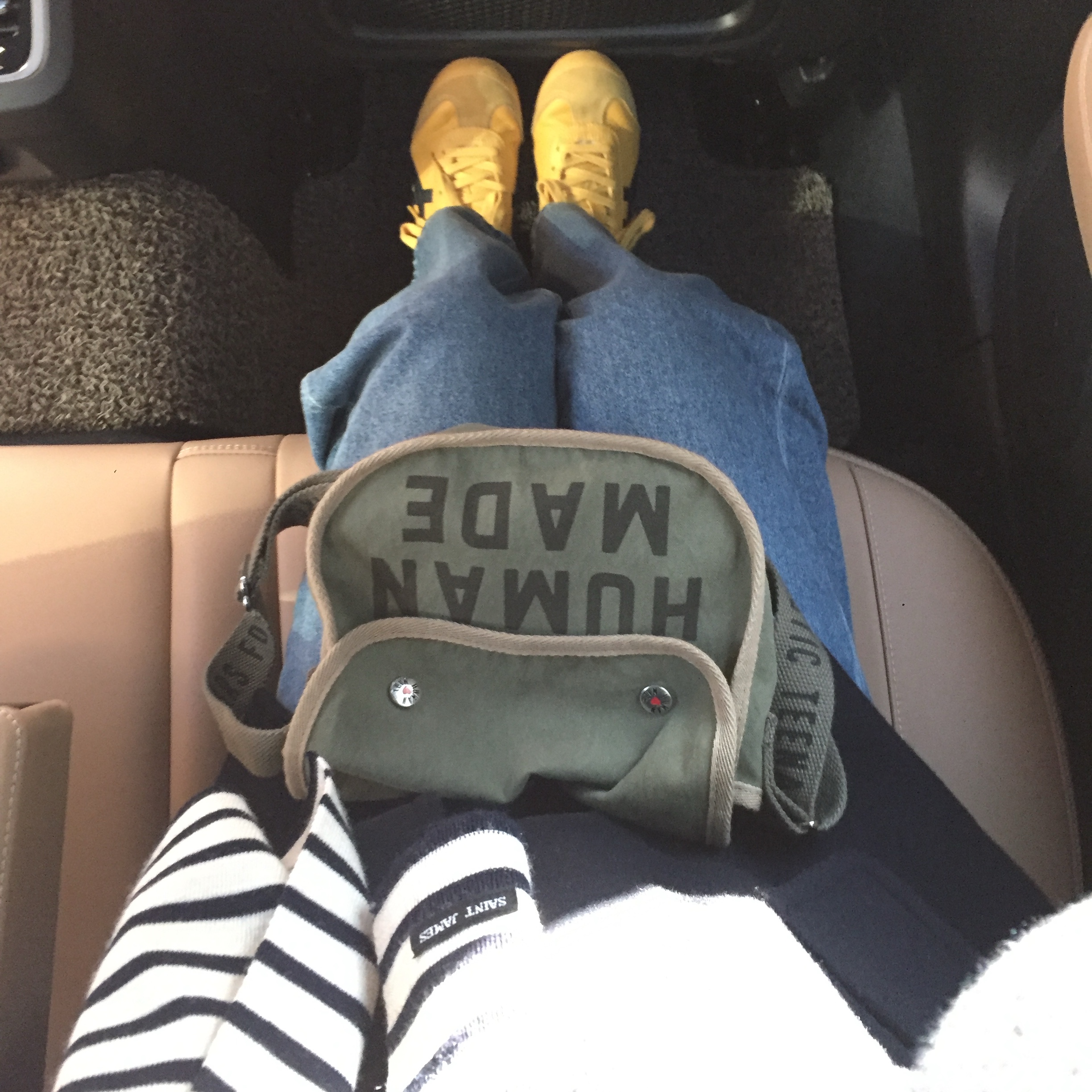 Human Made Tool Bag Small Olive Drab, Onitsuka Tiger Mexico 66 Yellow Black 착용 스타일