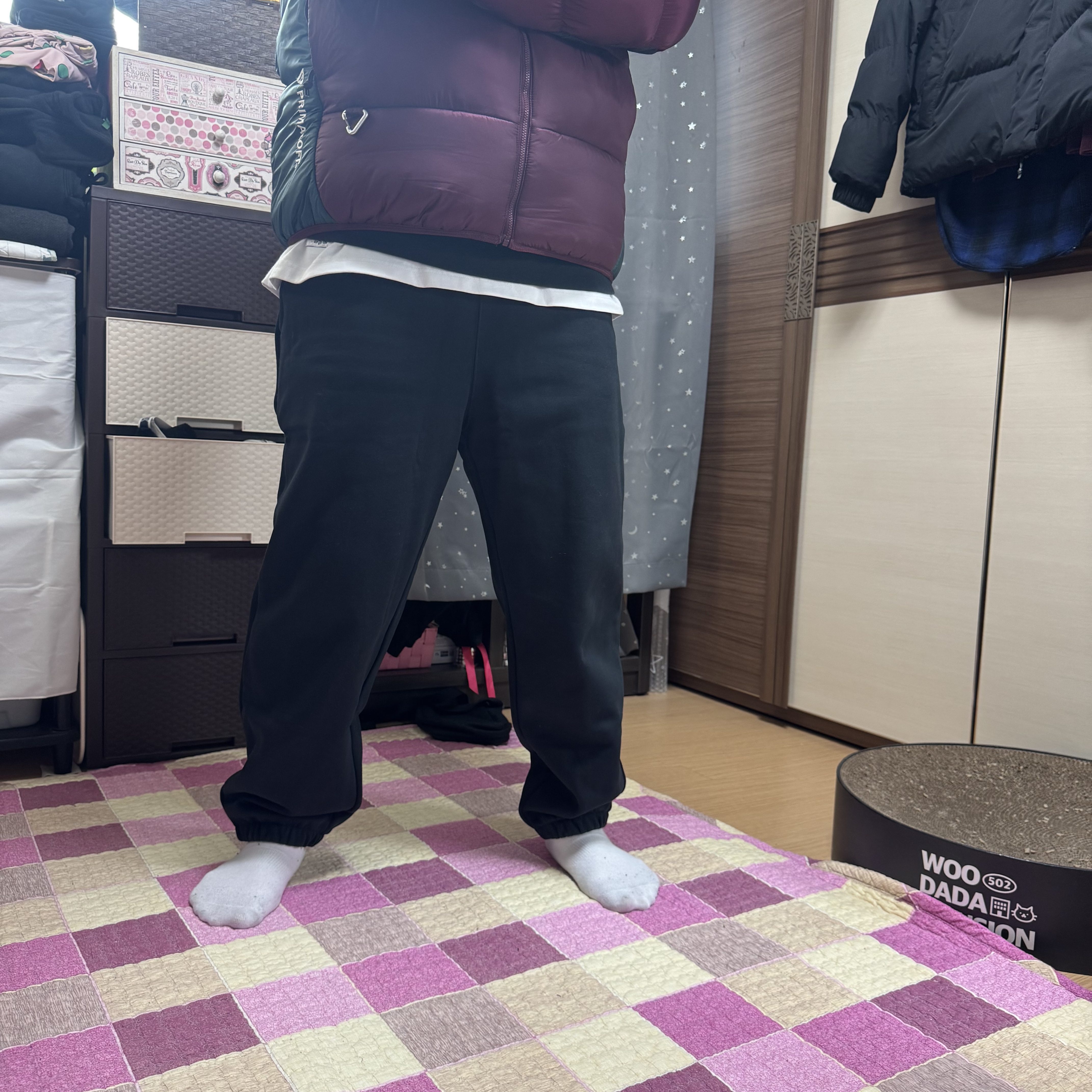 나이키 ACG 렁스 써마핏 리펠 터프 플리스 팬츠 블랙 - 아시아, 나이키 ACG 써마핏 풀오버 플리스 후드 블랙 다크 스모크 그레이 - 아시아 착용 스타일 - 4