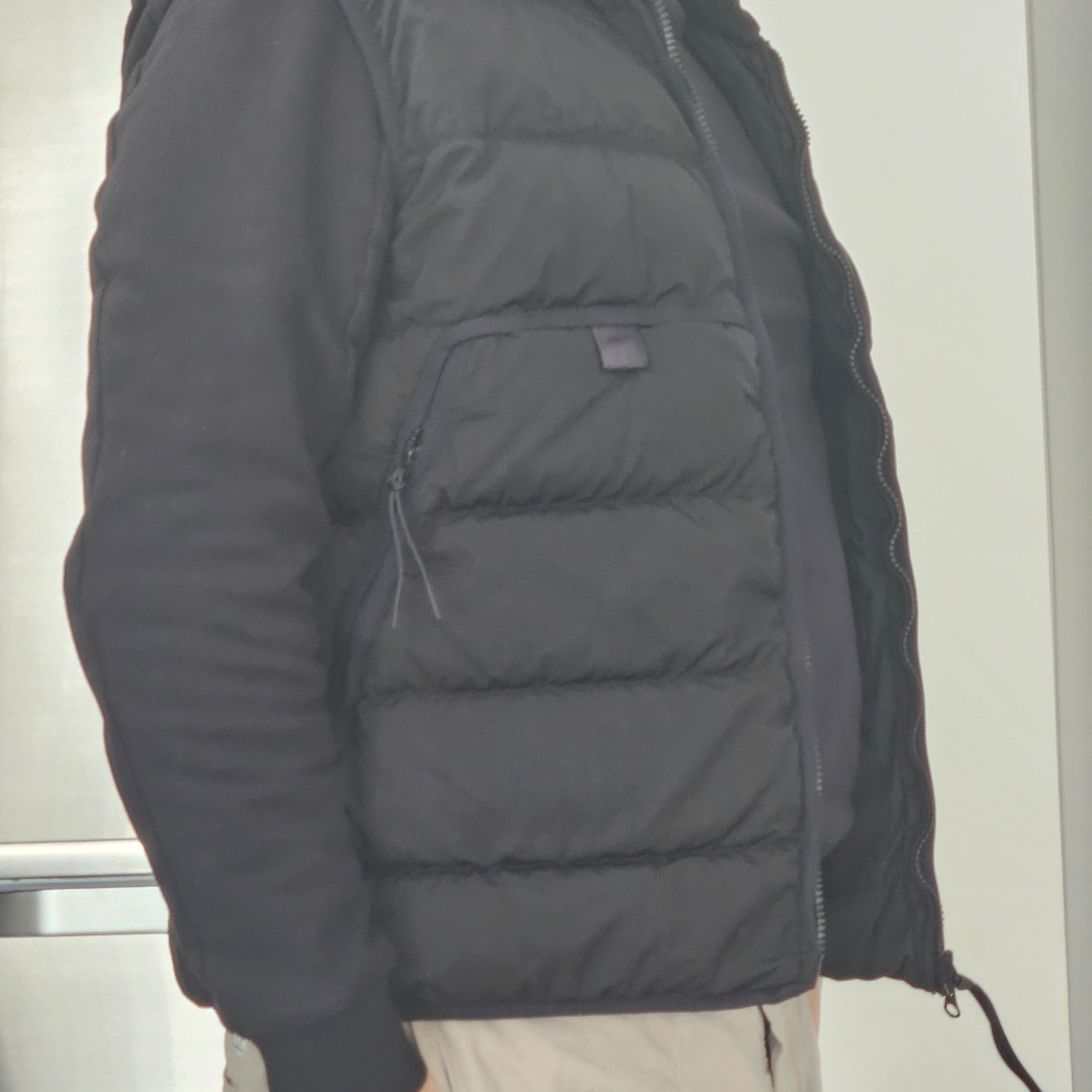 C.P. Company Eco-Chrome R Down Vest Black - 23FW 착용 스타일