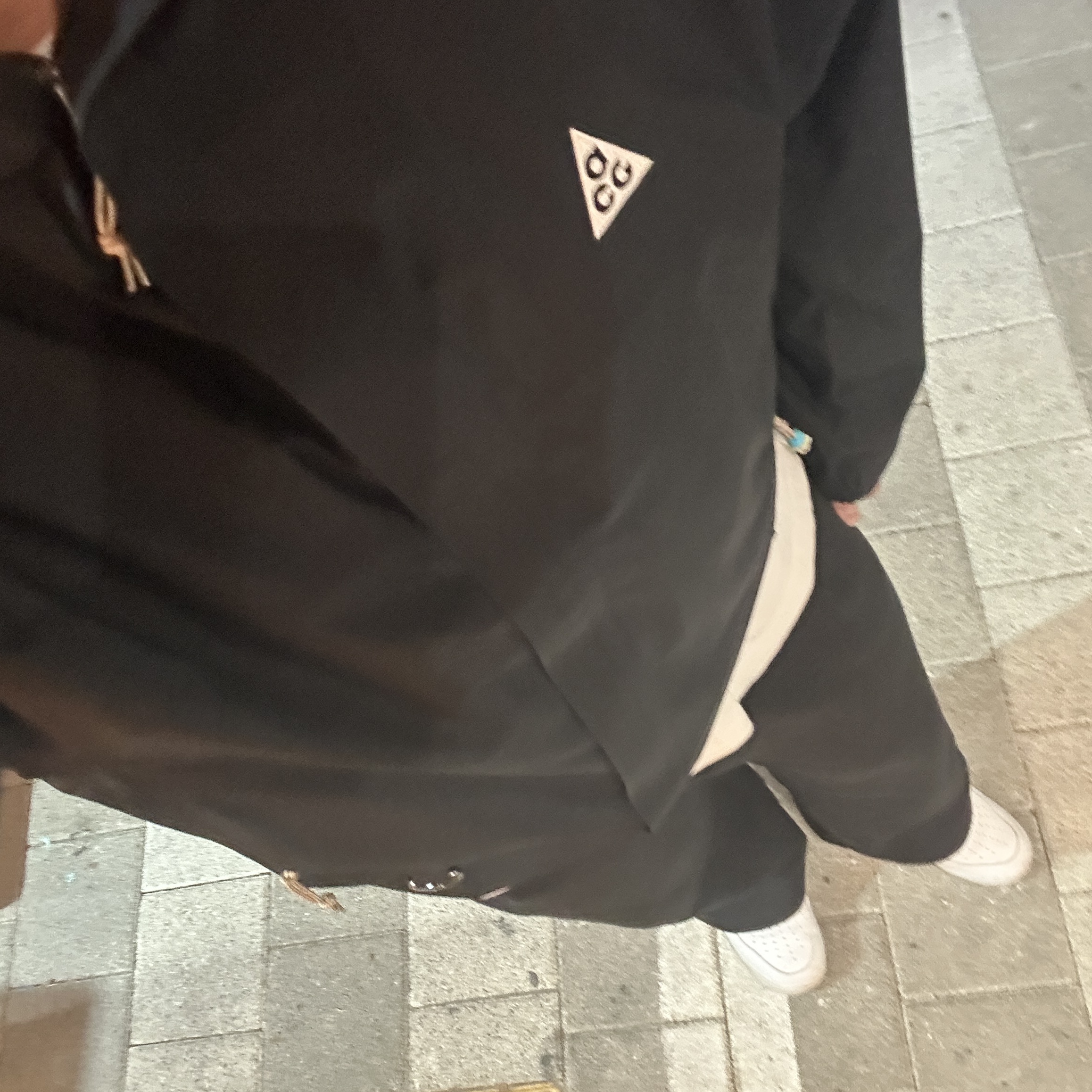 Nike ACG Storm-Fit ADV Cascade Rains Full Zip Jacket Black - Asia 착용 스타일