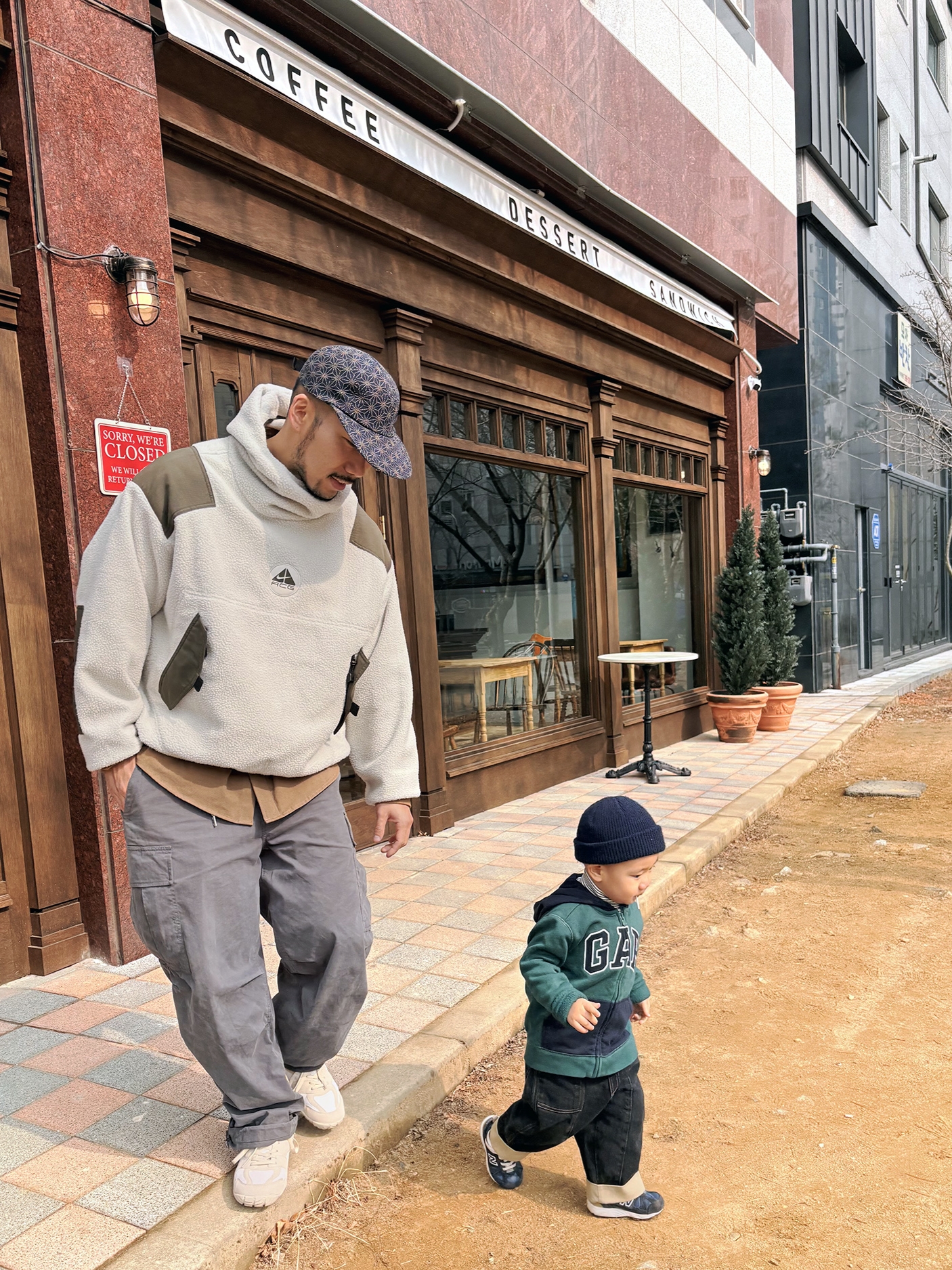 Nike ACG Balaclava Retro Fleece Pullover Light Bone Cargo Khaki - Asia 착용 스타일 - 3