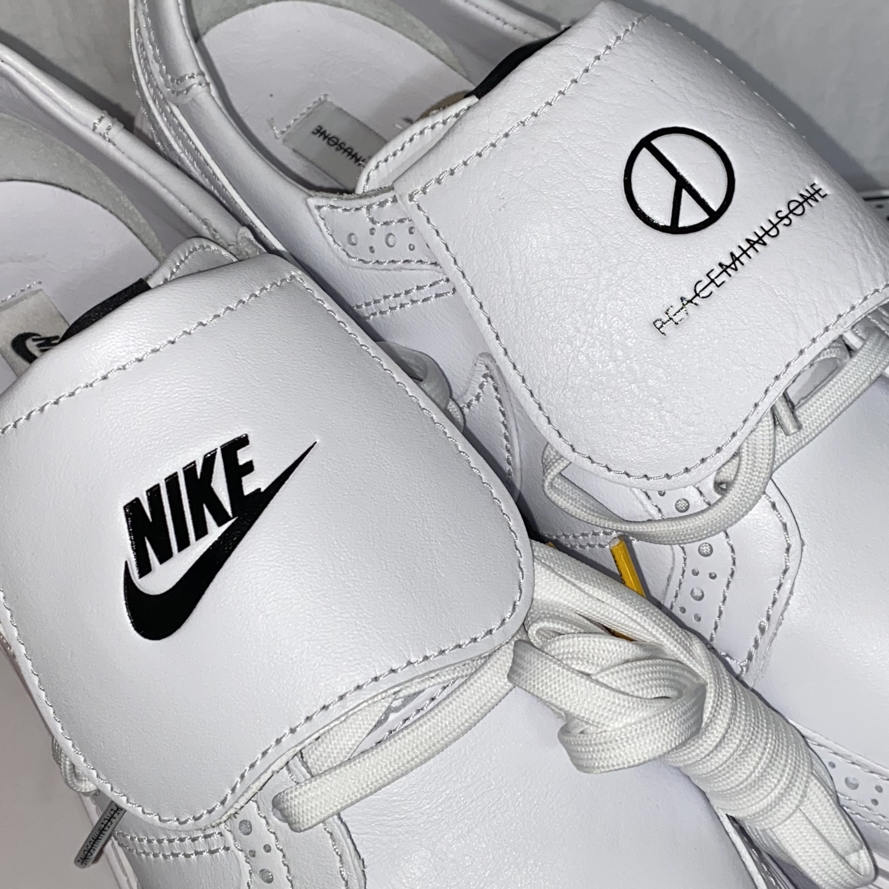 Nike x Peaceminusone Kwondo1 White 착용 스타일
