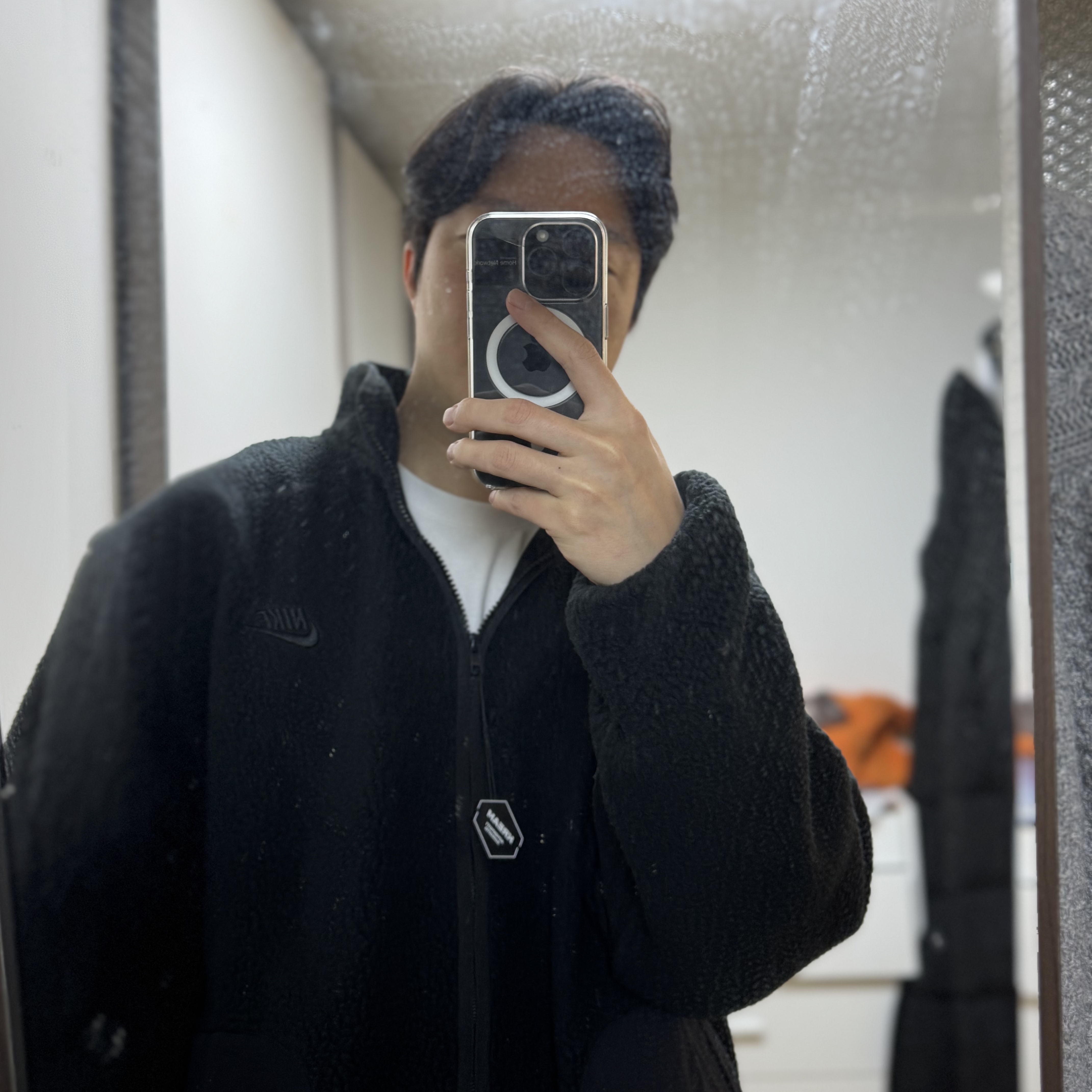 Nike Club Fleece Winterized Jacket Black - Asia 착용 스타일 - 2