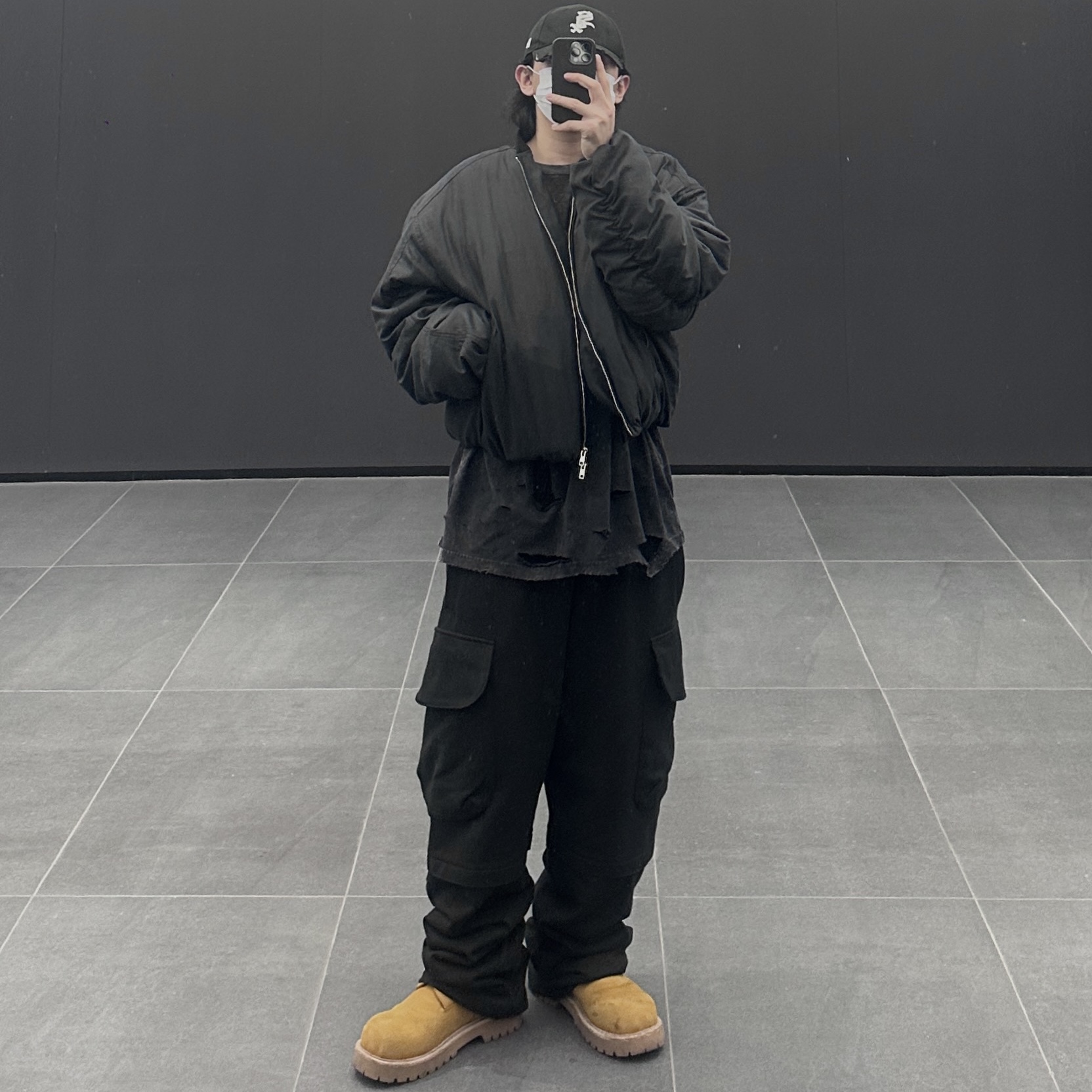 Kinchi x My Name Is Peter Boots - 888 (a) Yellow 착용 스타일