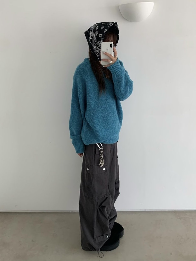 (W) 어그 클래식 미니 플랫폼 부츠 블랙, 슈프림 Hav-A-Hank 반다나 멀티컬러 (3개 세트) - 24SS 착용 스타일 - 2