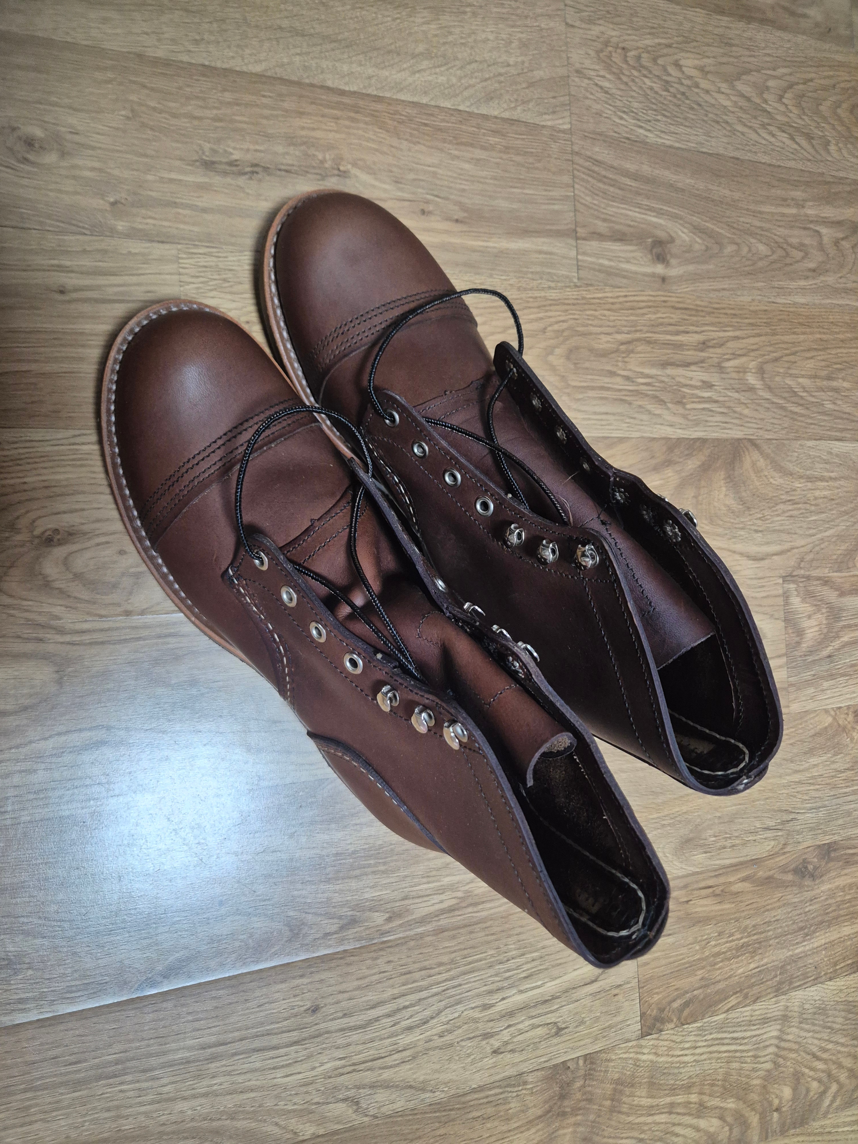 Red Wing Iron Ranger 8111 Amber Harness - D 착용 스타일