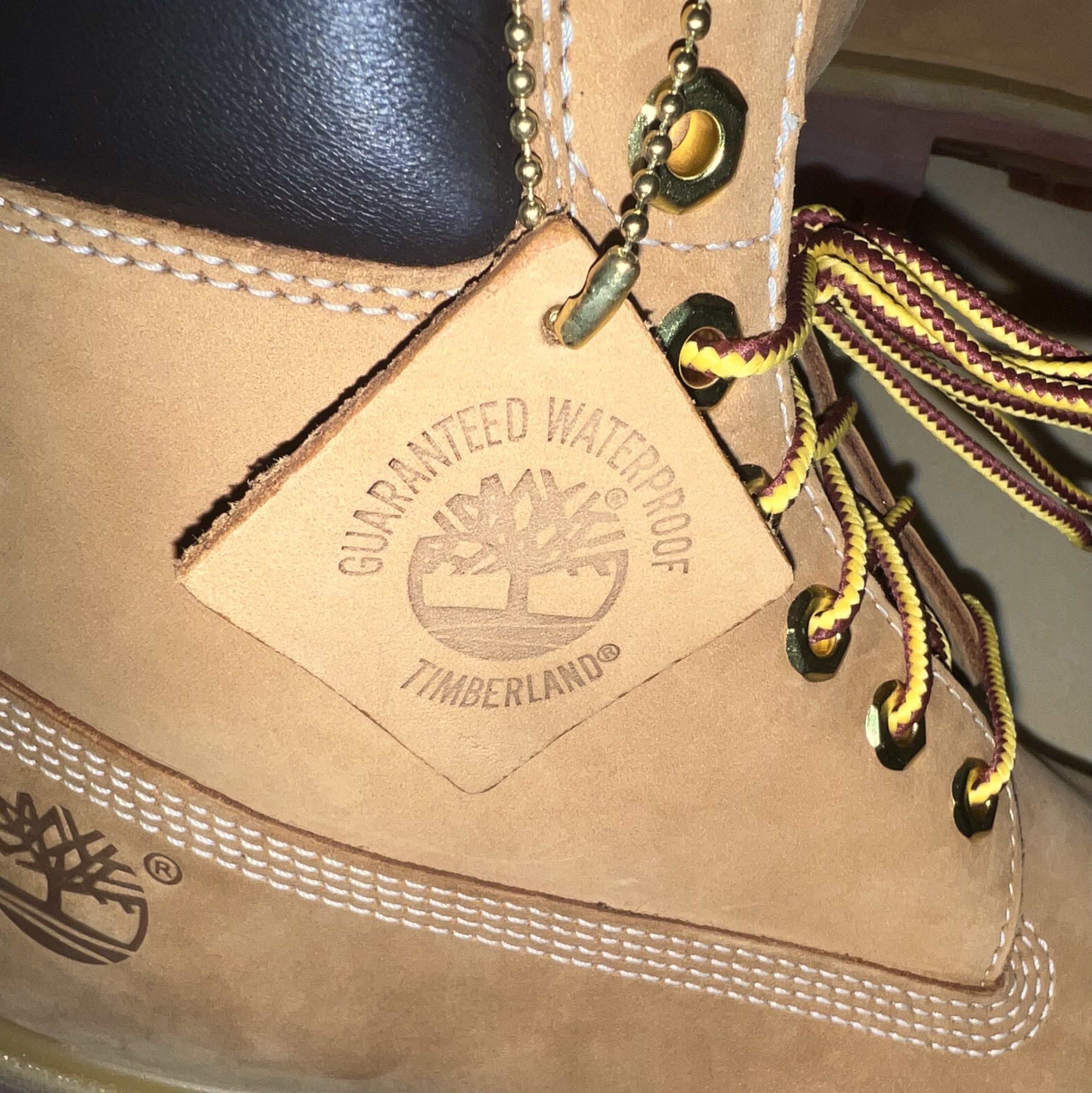 Timberland Premium 6 inch Waterproof Boot Wheat Nubuck - Wide 착용 스타일