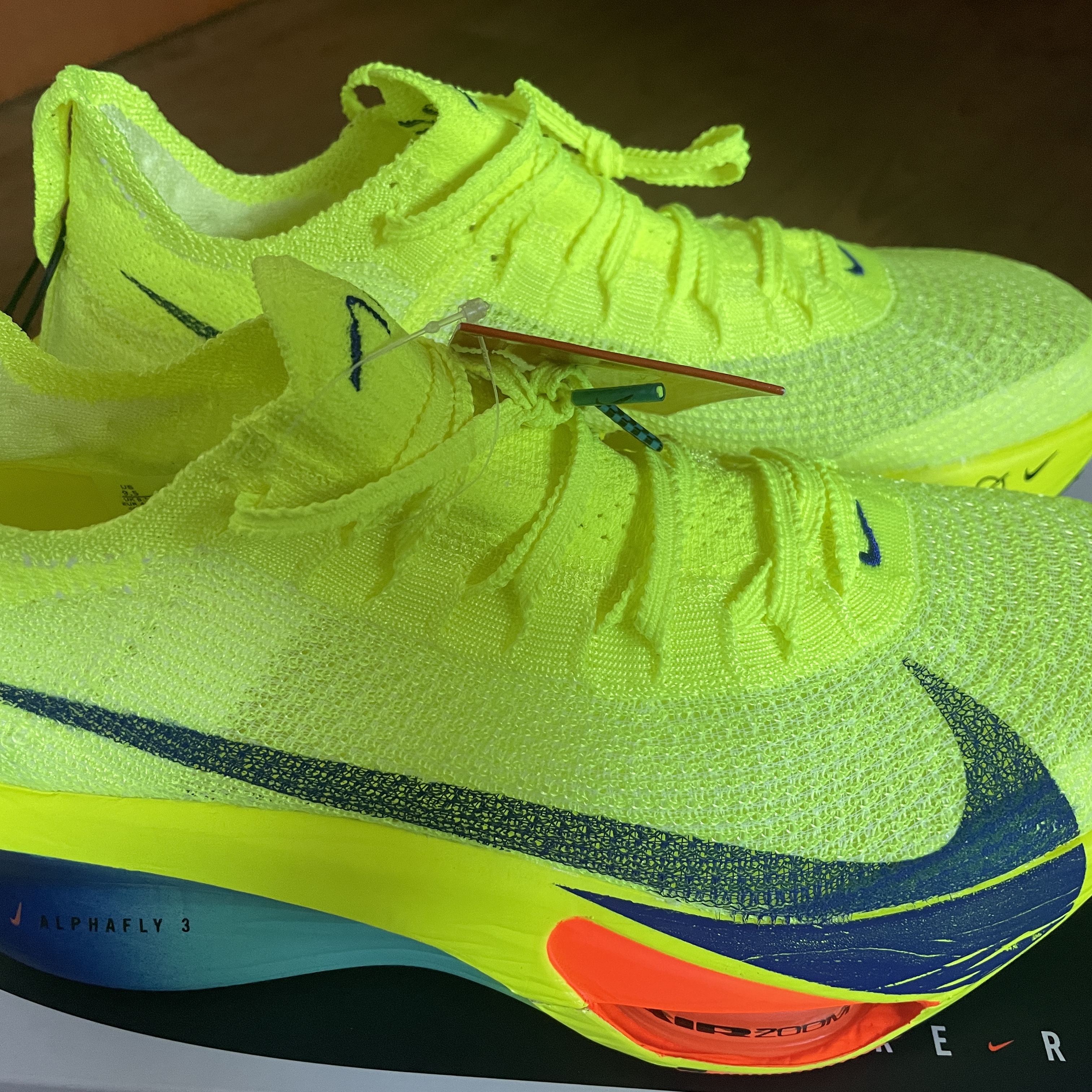Nike Air Zoom Alphafly Next% 3 Volt 착용 스타일