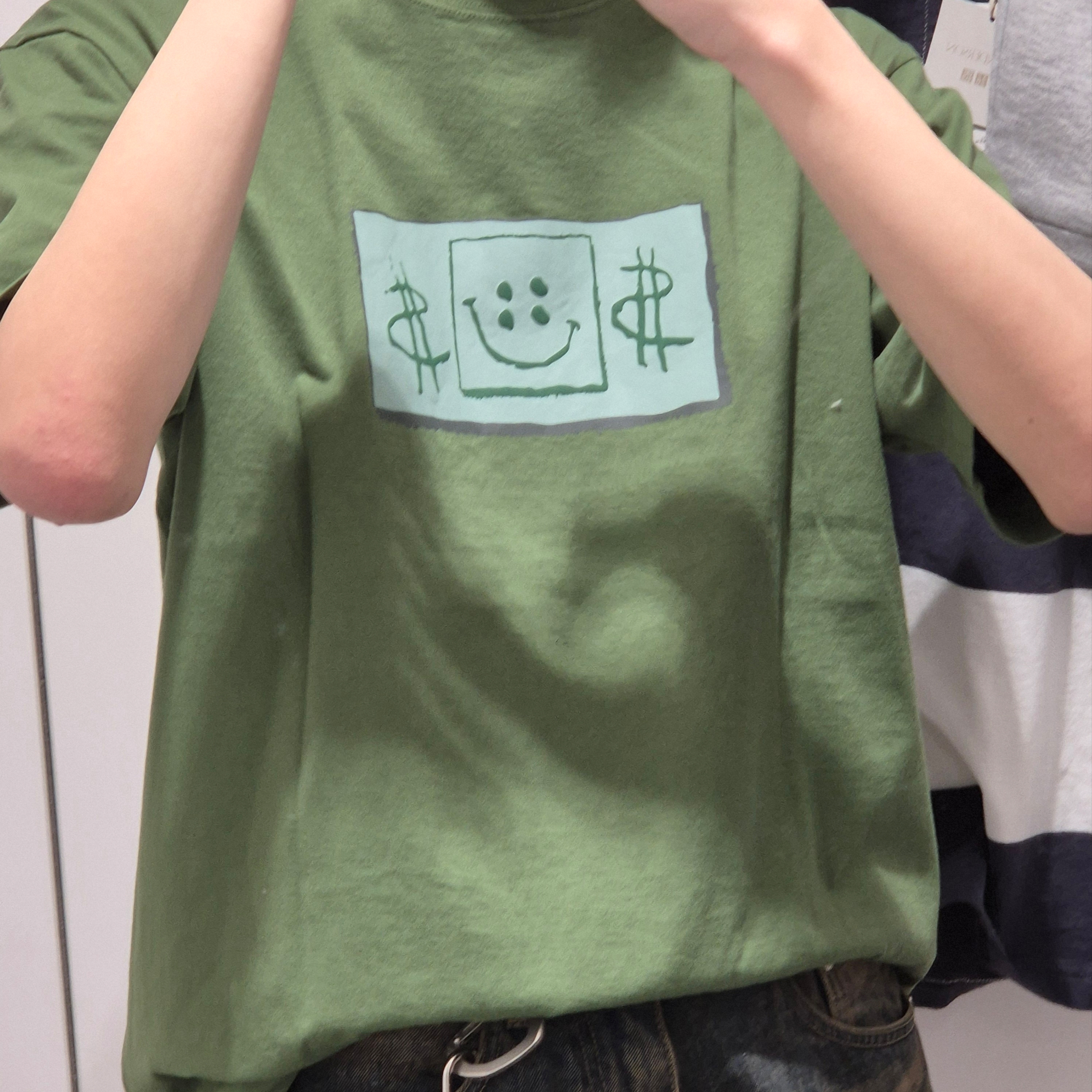 Uniqlo UT x CPFM x SpongeBob Graphic T-Shirt B Olive - KR, Ader Error Carve Carabiner Silver 착용 스타일