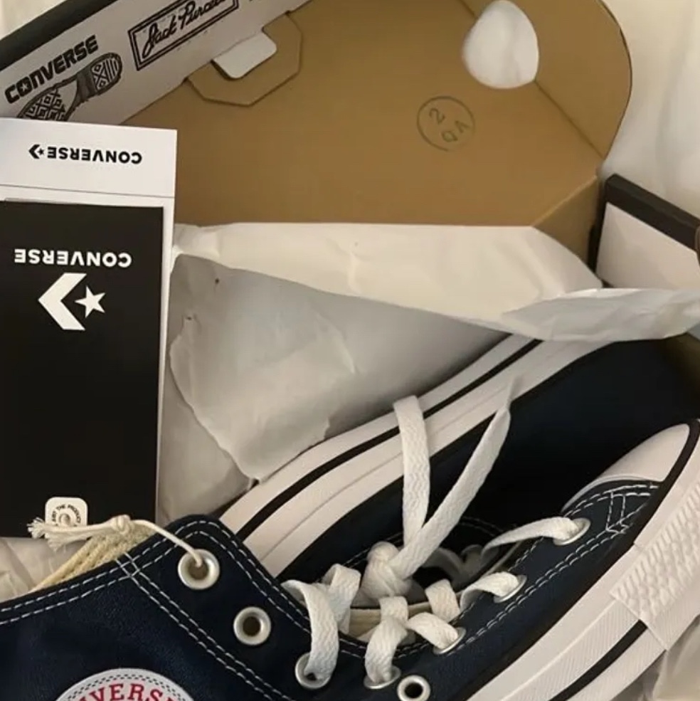Converse Chuck Taylor All Star Hi Classic Navy 착용 스타일 - 2