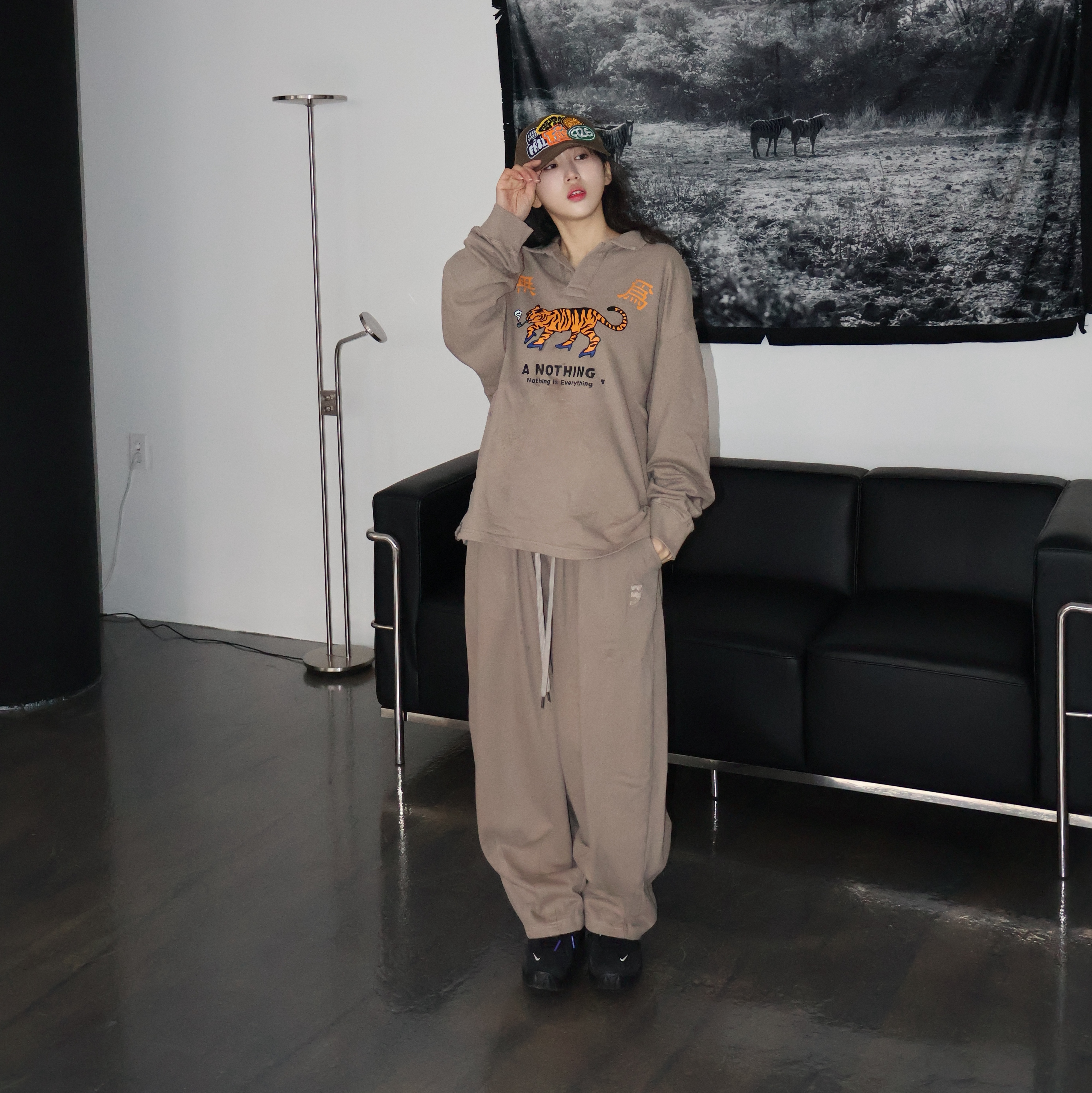 Nike x Ambush Air Adjust Force SP Black and Psychic Purple 착용 스타일 - 2