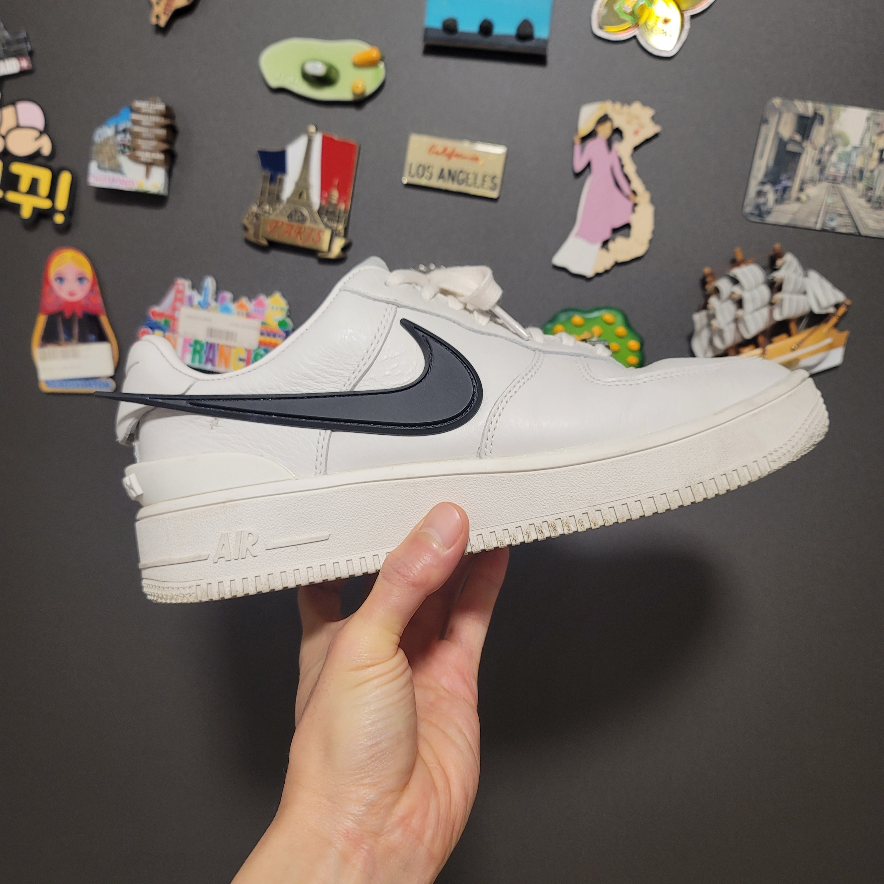 Nike x Ambush Air Force 1 Low SP Phantom 착용 스타일