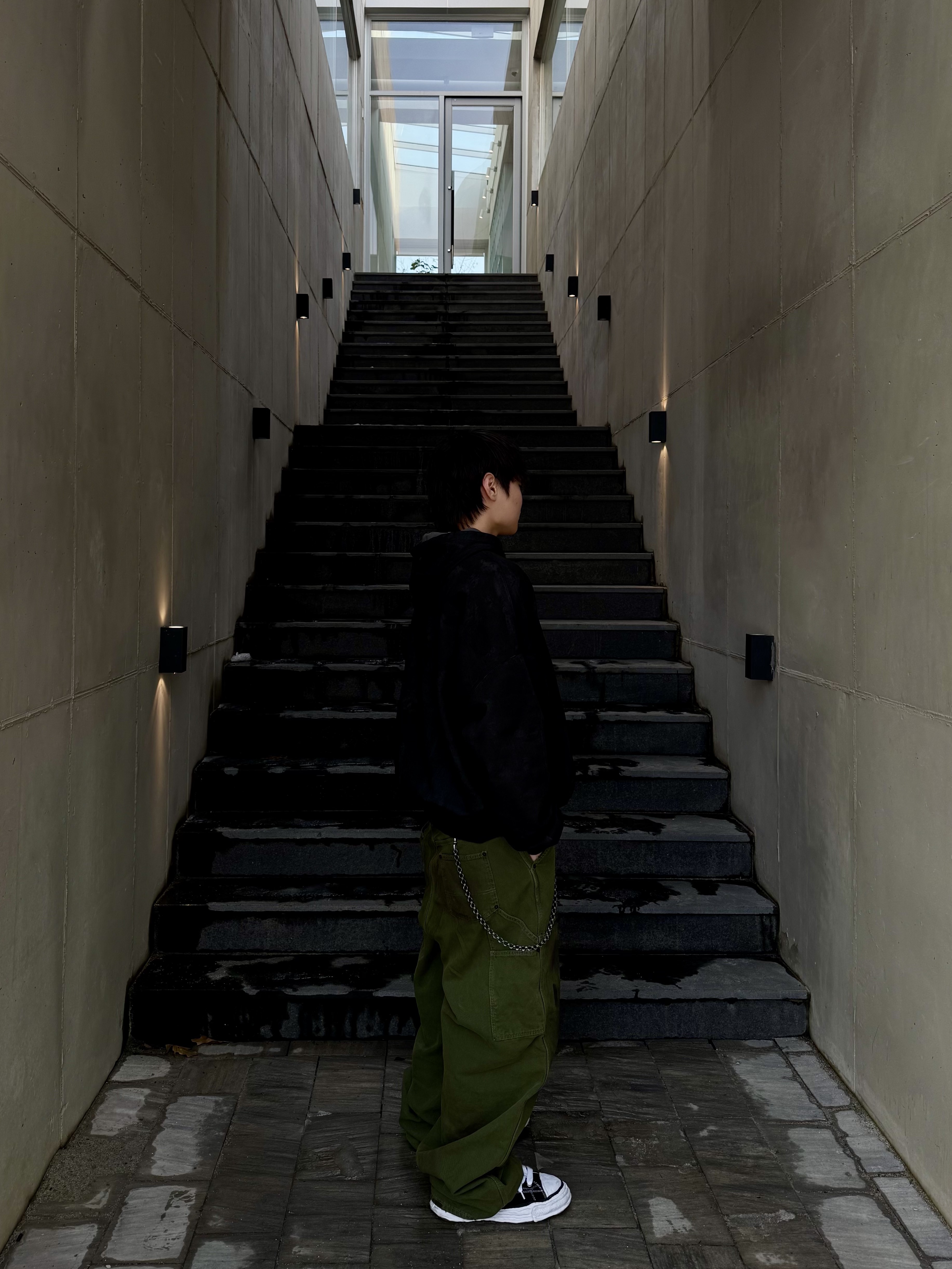 Maison Mihara Yasuhiro Peterson23 OG Sole Canvas Low-top Sneakers Black, Undermycar Death Eaters Oversized Hoodie Fiesta - 23FW 착용 스타일 - 6