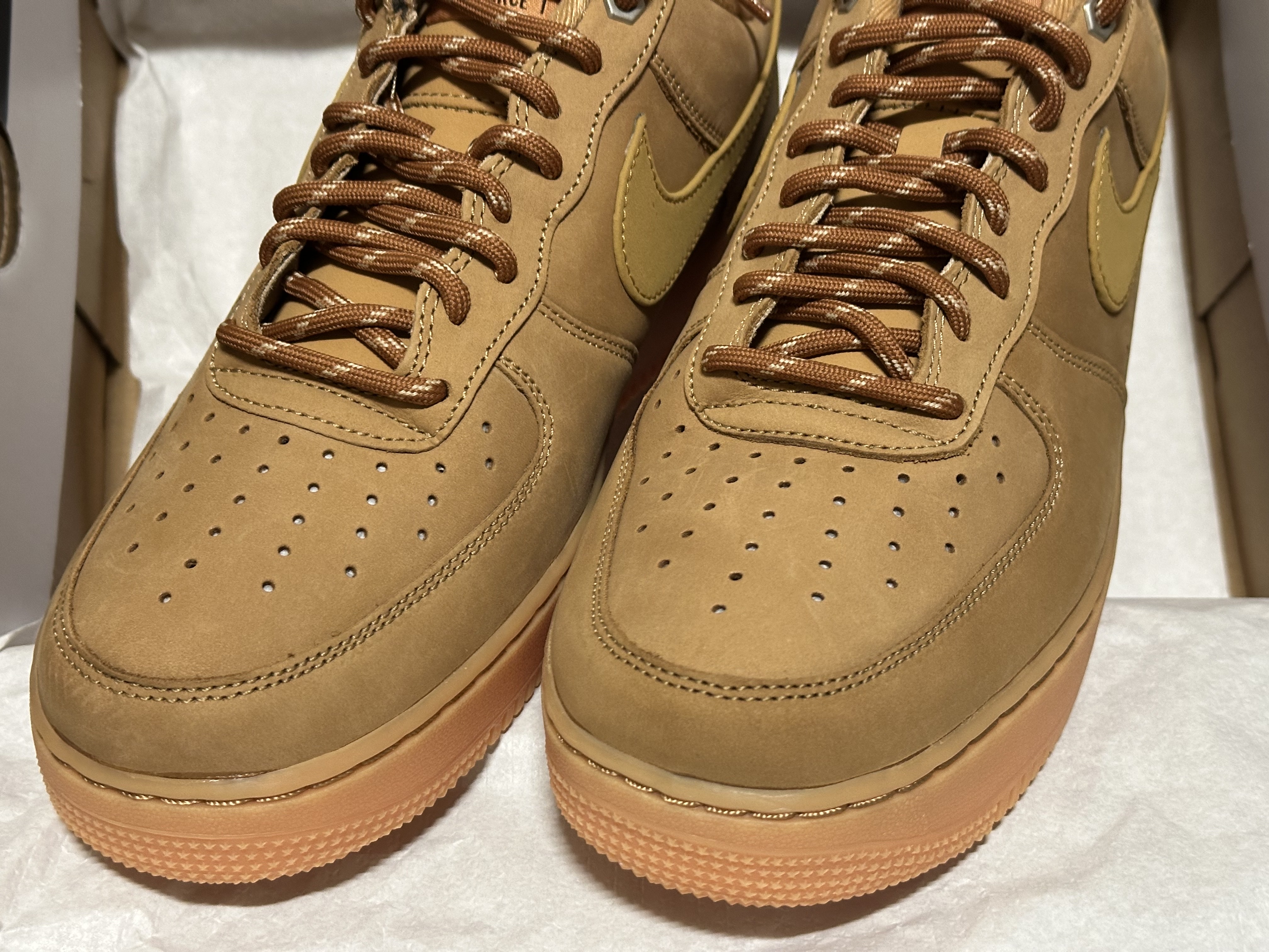 Nike Air Force 1 '07 WB Flax 착용 스타일 - 2