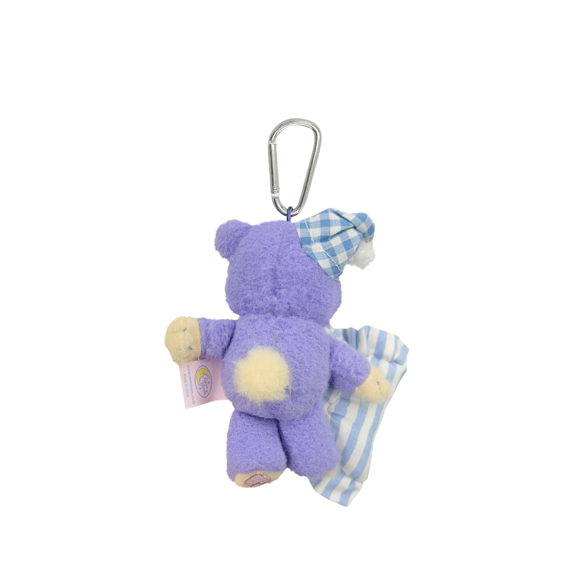 더네온문 슬리피 테디 슬리필로우 키링 퍼플(The NEONMOON Sleepy Teddy & Sleepillow keyring Purple) - 2