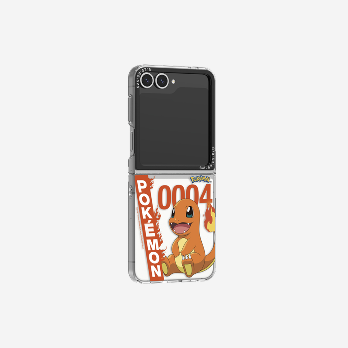 에스엘비에스 포켓몬 파이리 슬림 임프레션 케이스 갤럭시 Z 플립6(SLBS Pokemon Charmander Slim Impression Case For Galaxy Z Flip6) - 2