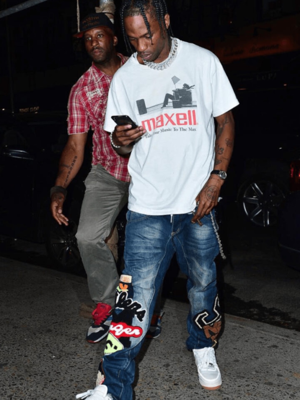 Nike x Travis Scott Mac Attack SP Light Smoke Grey, Jordan 1 x Travis Scott Retro Low OG SP Sail and Ridgerock 착용 스타일 - 5
