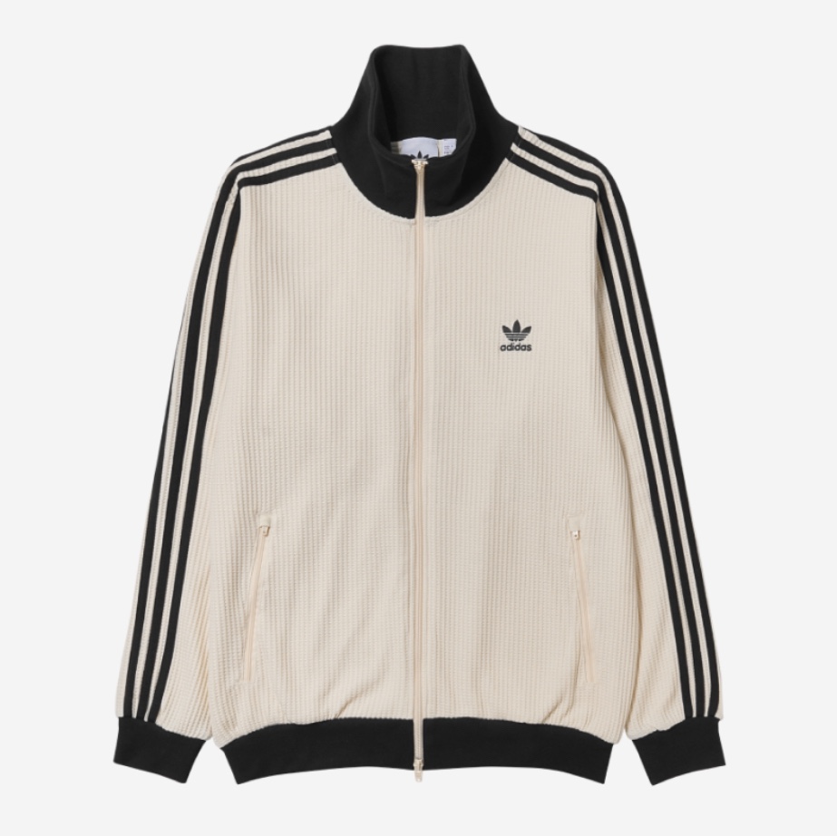 Adidas Waffle Beckenbauer Track Top Wonder White - KR Sizing 착용 스타일