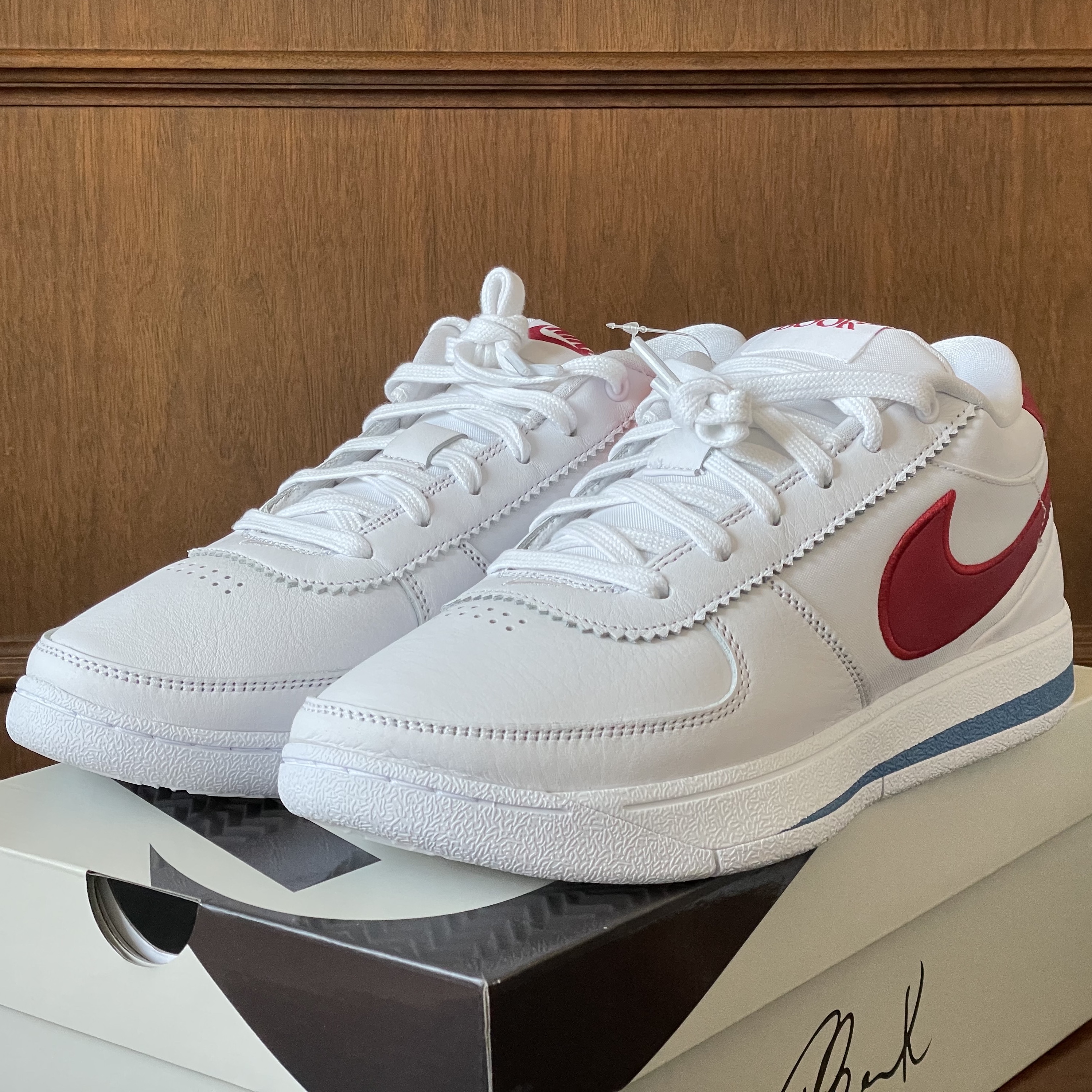 Nike Book 1 EP Forrest Gump, NOMANUAL Penon Wind Shell Black 착용 스타일 - 2