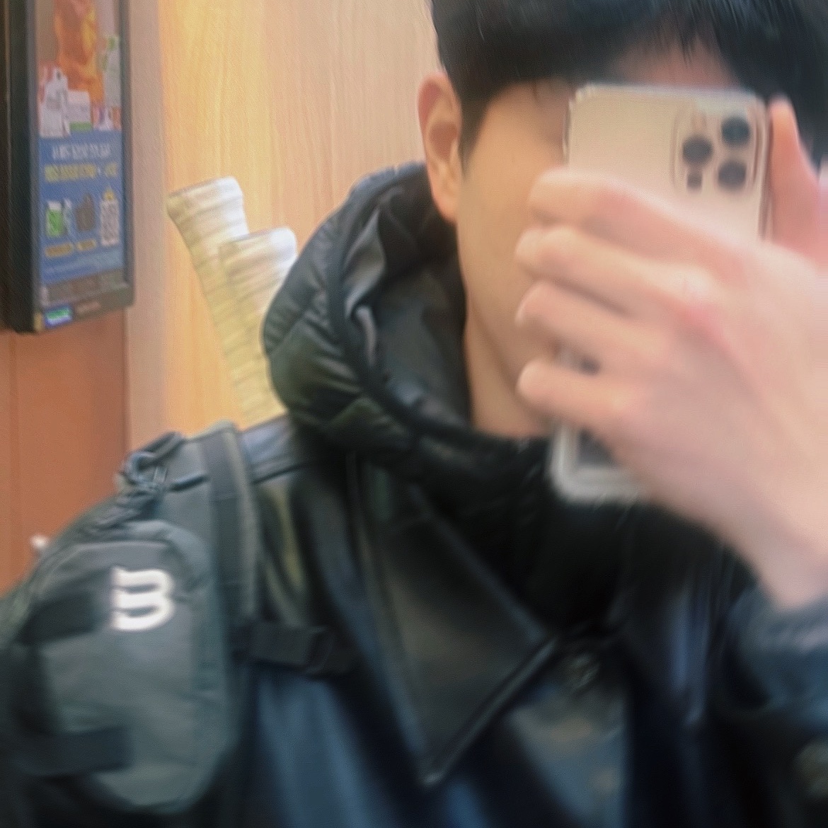 Sansan Gear Paneled Puffer Jacket Black - 24FW 착용 스타일