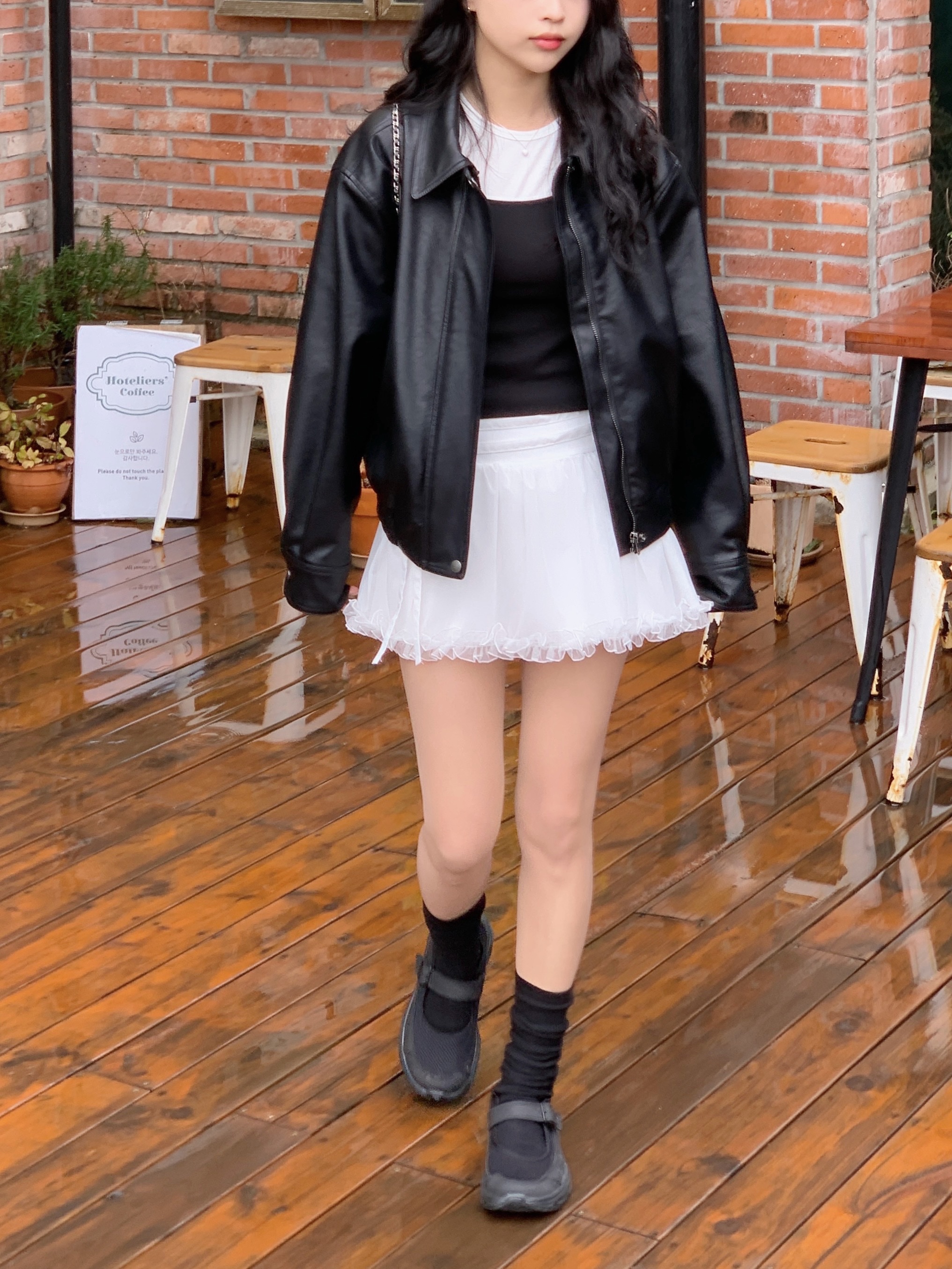 Salomon RX Marie Jeanne Black 착용 스타일 - 3