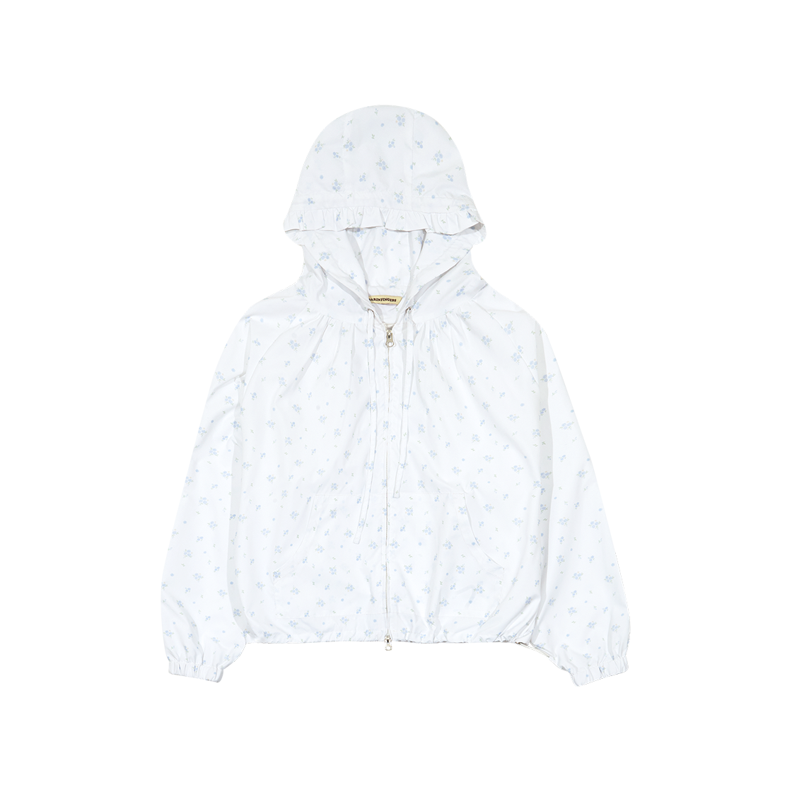 【MARGARIN FINGERS】25ss FLORAL WINDBREAKER 마가린핑거스 플로럴 윈드브레이커 화이트 | Margarin Fingers