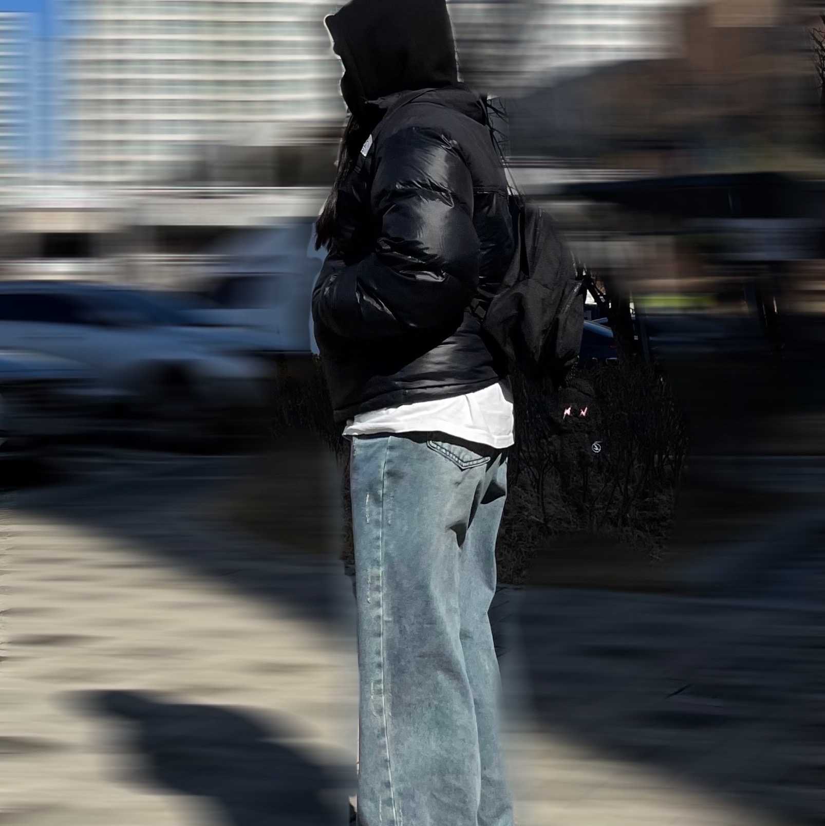 Supreme Overdyed Beanie Black, Jansport Half Pint Mini Backpack Black 착용 스타일