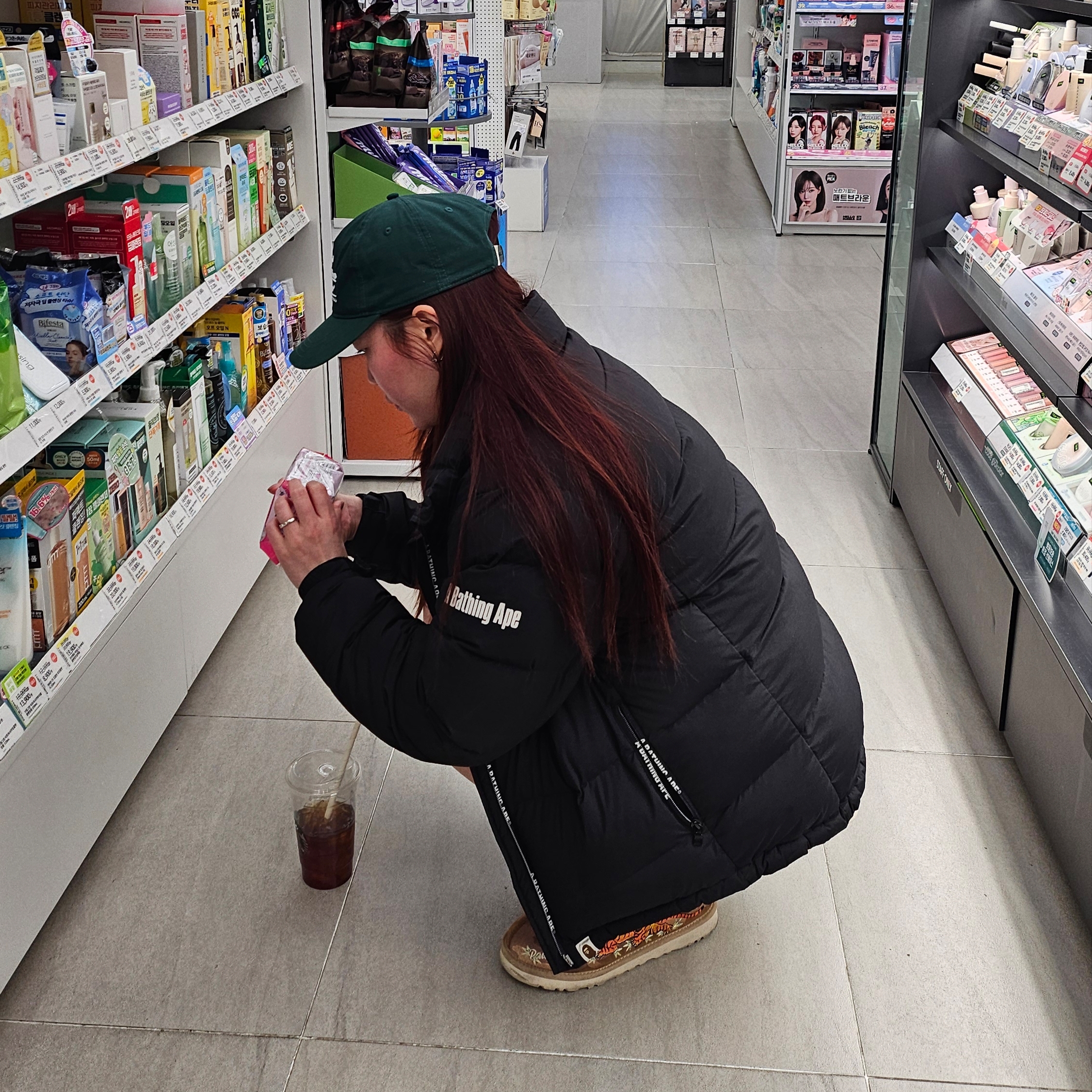 Aime Leon Dore Unisphere Hat Botanical Green, UGG x Palace Tasman Slipper Chestnut Camo 착용 스타일