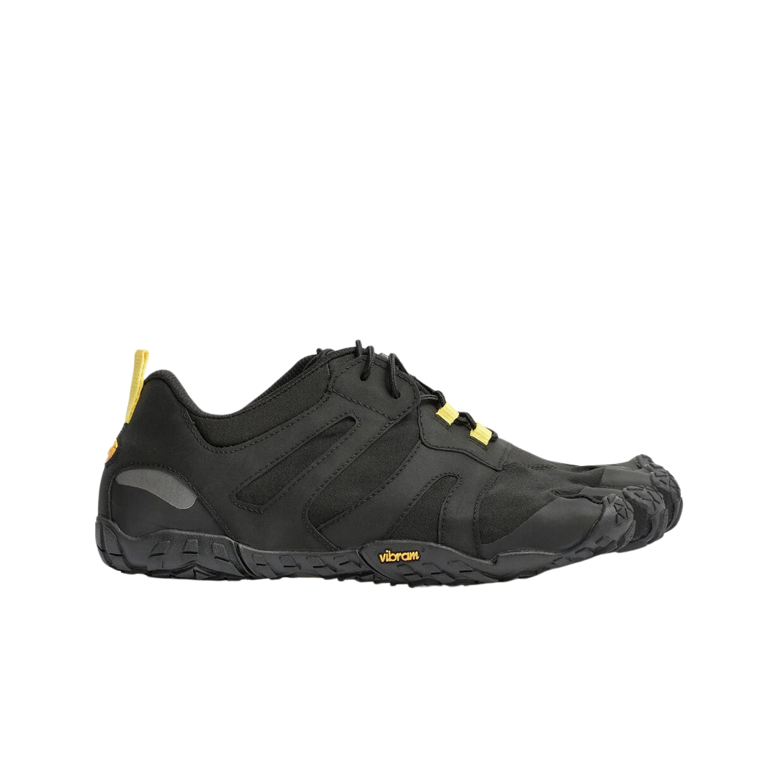 (W) 비브람 파이브핑거스 V 트레일 2.0 블랙 옐로우((W) Vibram Fivefingers V-Trail 2.0 Black Yellow)