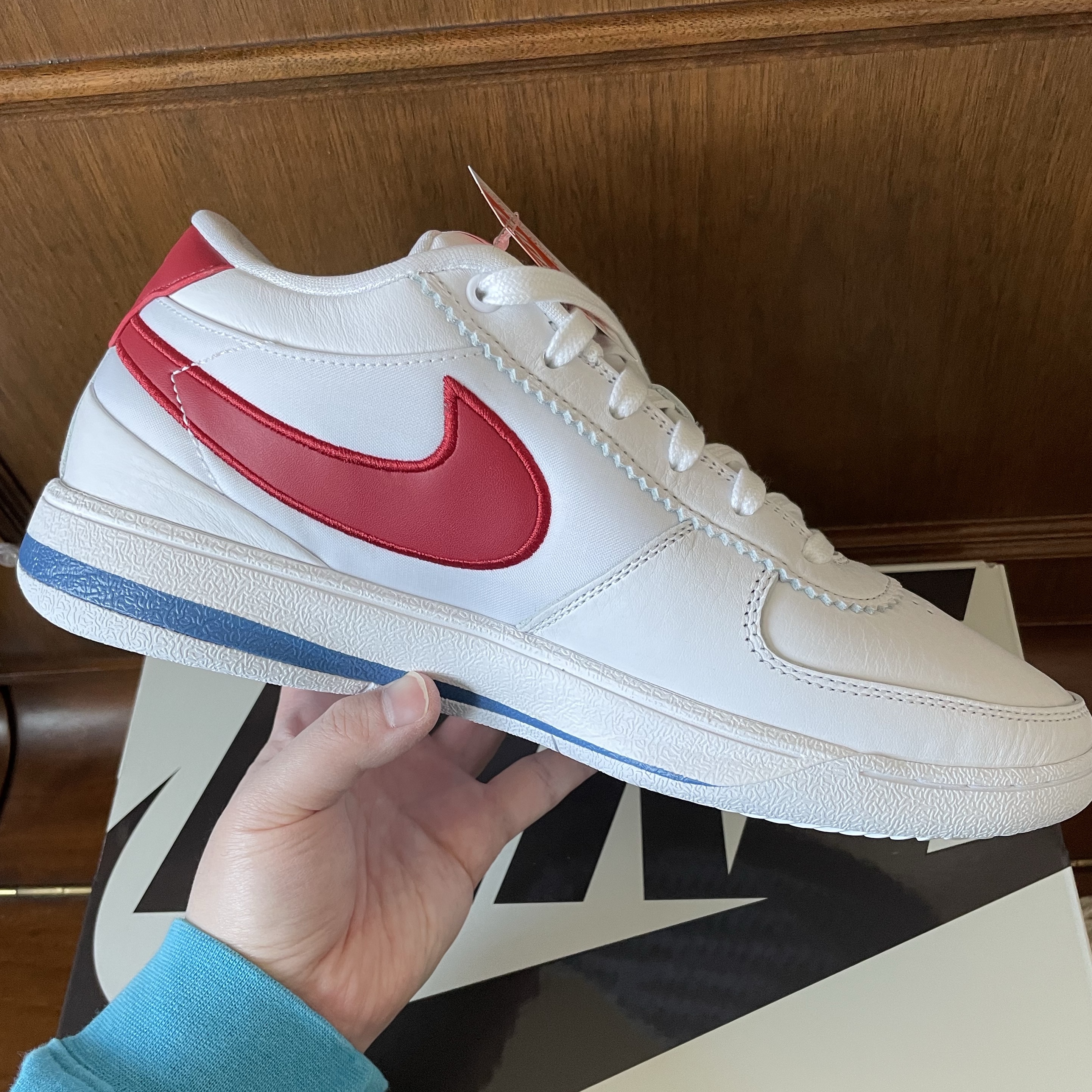 Nike Book 1 EP Forrest Gump, NOMANUAL Penon Wind Shell Black 착용 스타일 - 5
