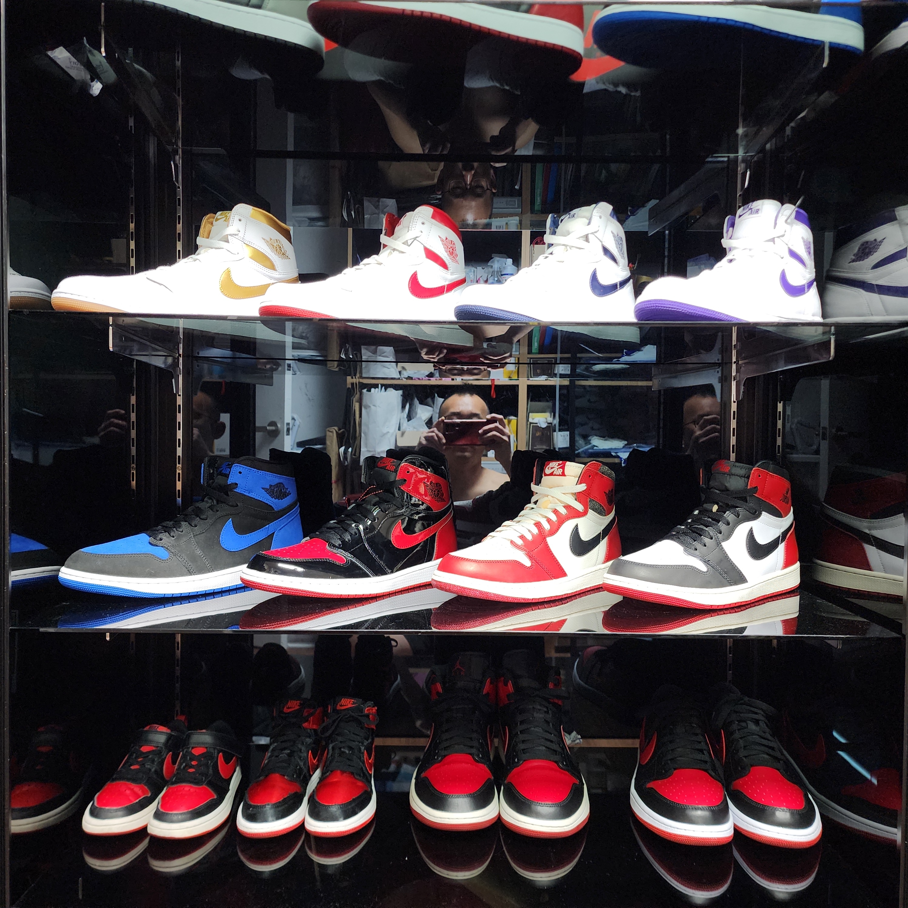 Jordan 1 High 85 Bred, Jordan 1 High 85 Black White 착용 스타일 - 3