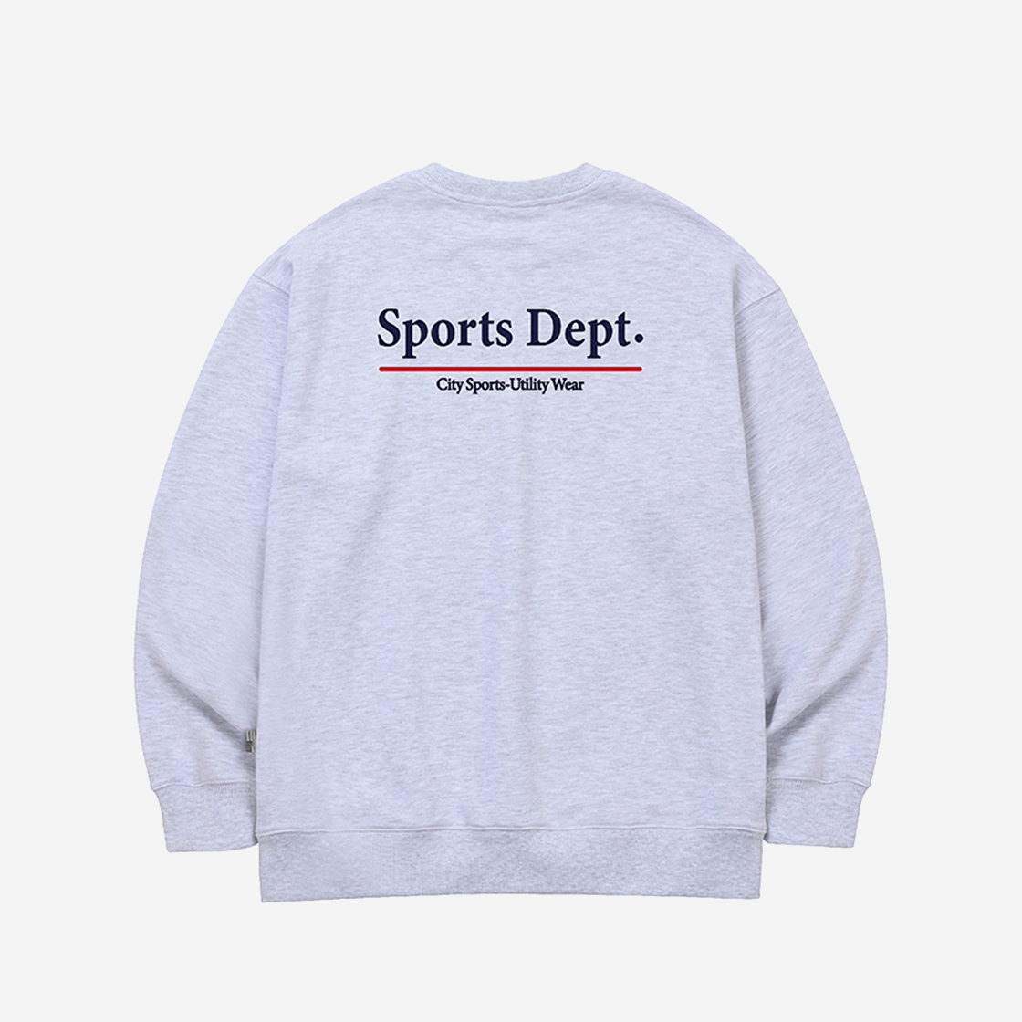 스포츠뎁트 플러피 로고 맨투맨 실버 그레이(Sports Dept Fluffy Logo Sweatshirt Silver Grey) - 2