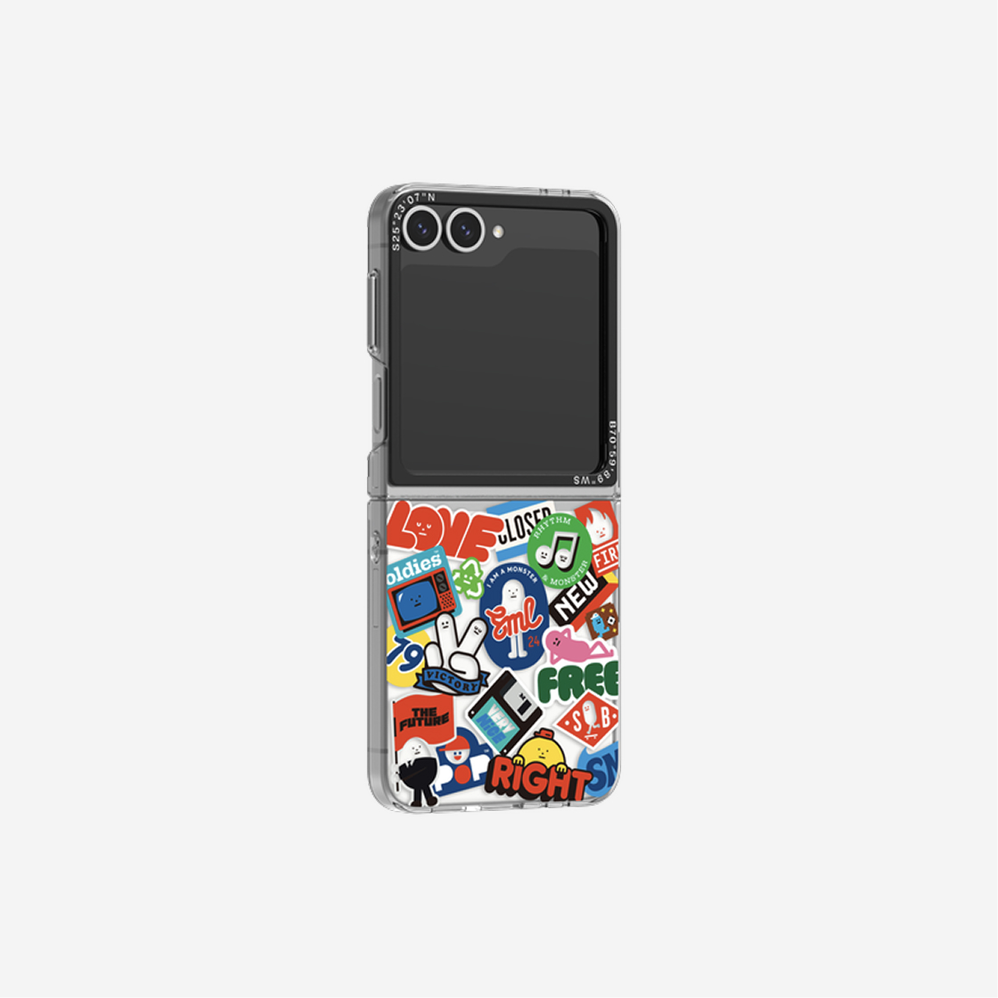 에스엘비에스 스티키몬스터랩 스티커 슬림 임프레션 케이스 갤럭시 Z 플립6(SLBS Sticky Monster Lab Stickers Slim Impression Case For Galaxy Z Flip6) - 2