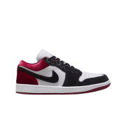 (W) Jordan 1 Low SE Black Team Red