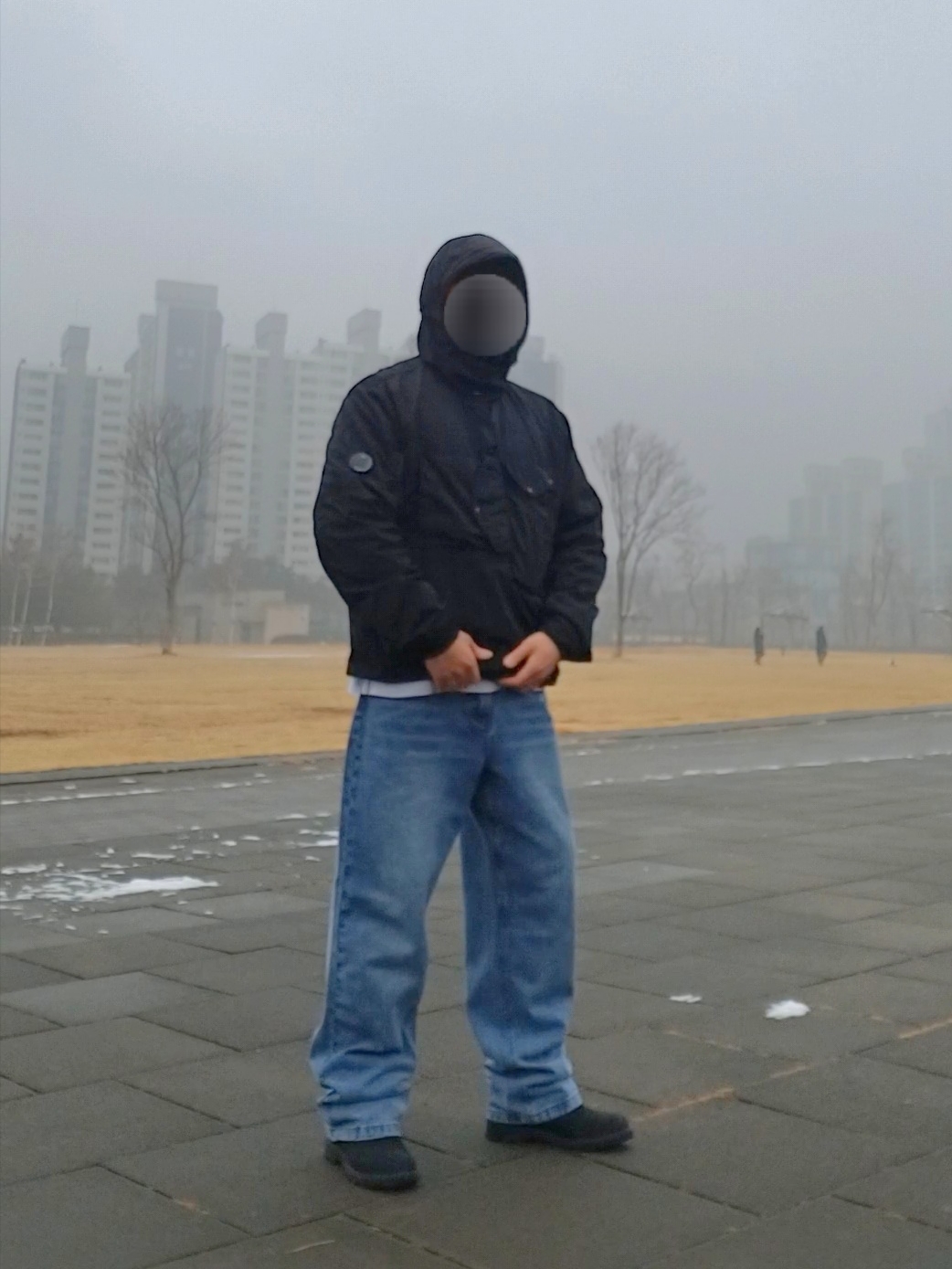 C.P. Company Chrome-R Hooded Overshirt Black - 22FW, Timberland 6 Inch Laceup Basic Boots Black - Wide 착용 스타일 - 1
