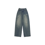 デニム・ジーパン MUCENT MALLORCA WIDE DENIM PANTS 5BJH1051 MUSINSA | MUCENT Mallorca wide denim semi-banded washed