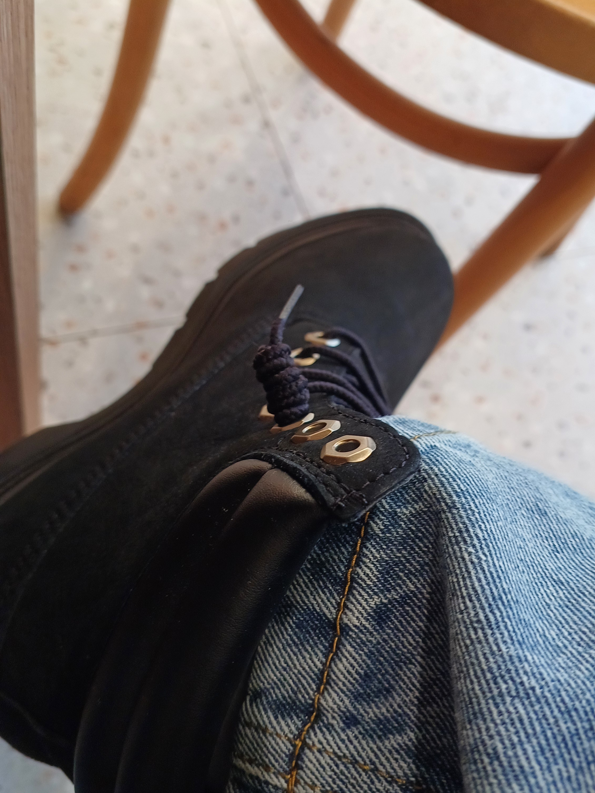 C.P. Company Chrome-R Hooded Overshirt Black - 22FW, Timberland 6 Inch Laceup Basic Boots Black - Wide 착용 스타일 - 3