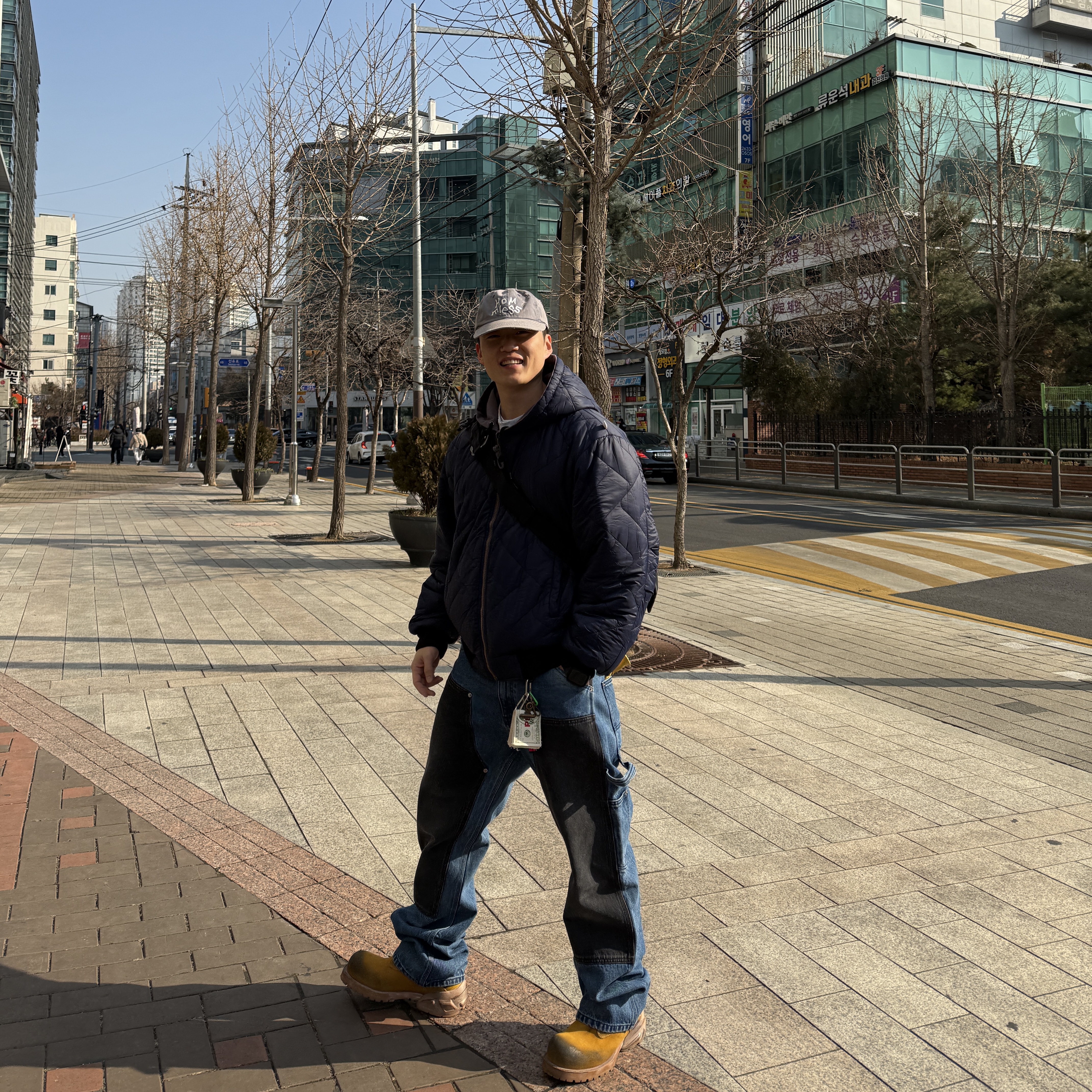 Remagine Hybrid Derby Shoes Starting Bigger Nasty Wheat, Hommless Logo Cap Damaged 착용 스타일 - 1