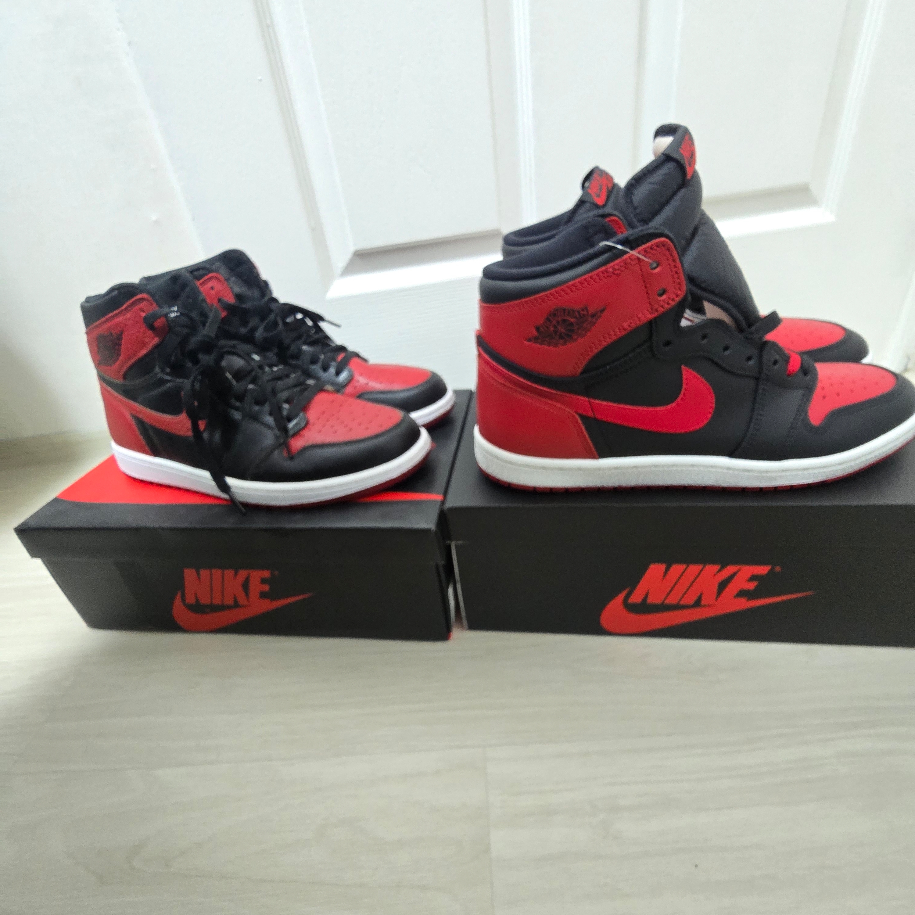 Jordan 1 High 85 Bred, Jordan 1 Retro High OG Bred Banned 2016 착용 스타일 - 2