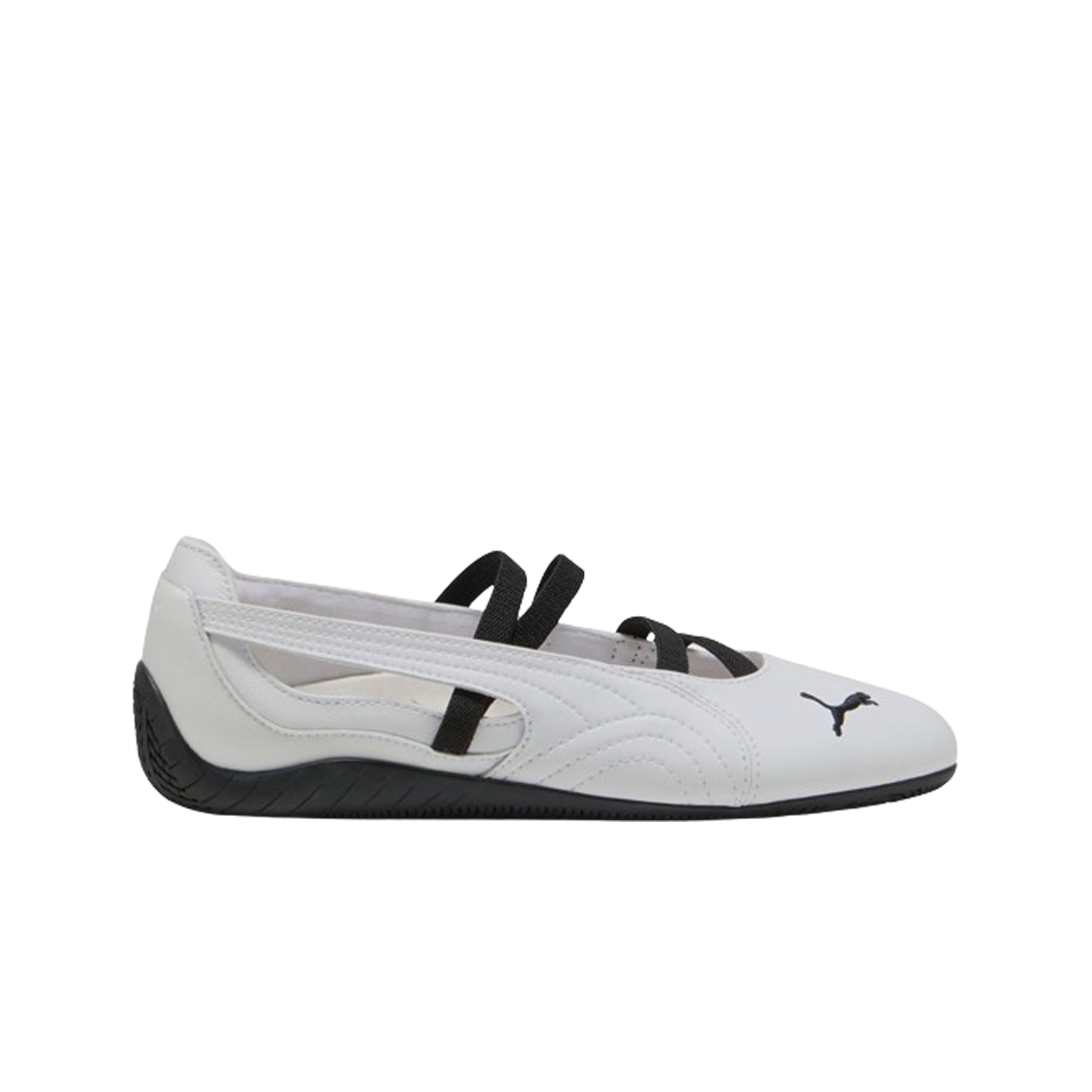 (W) 푸마 스피드캣 발레 레더 푸마 화이트 푸마 블랙((W) Puma Speedcat Ballet Leather Puma White Puma Black)