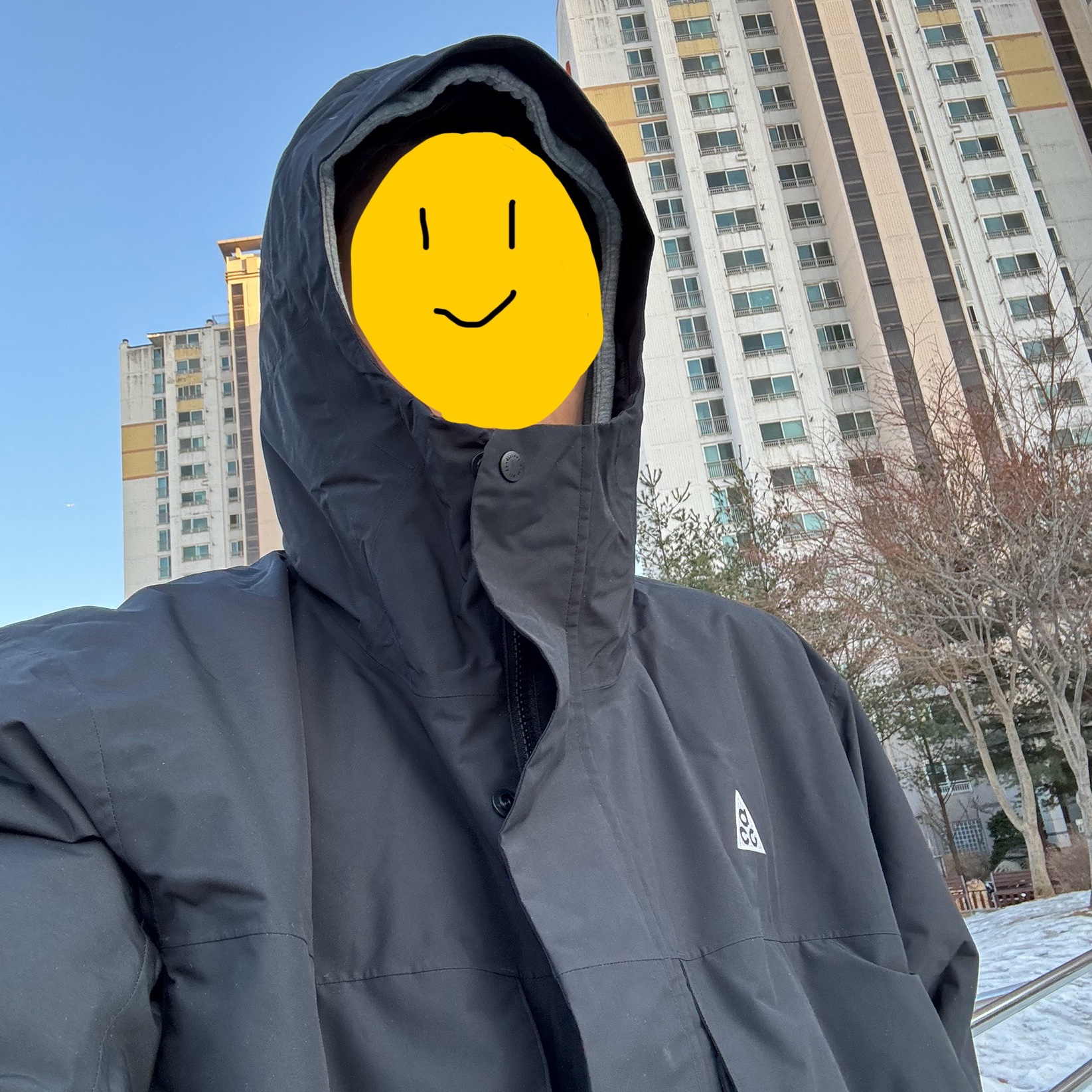 Nike ACG Primaloft Skull Peak Storm-Fit Jacket Black Anthracite - Asia 착용 스타일