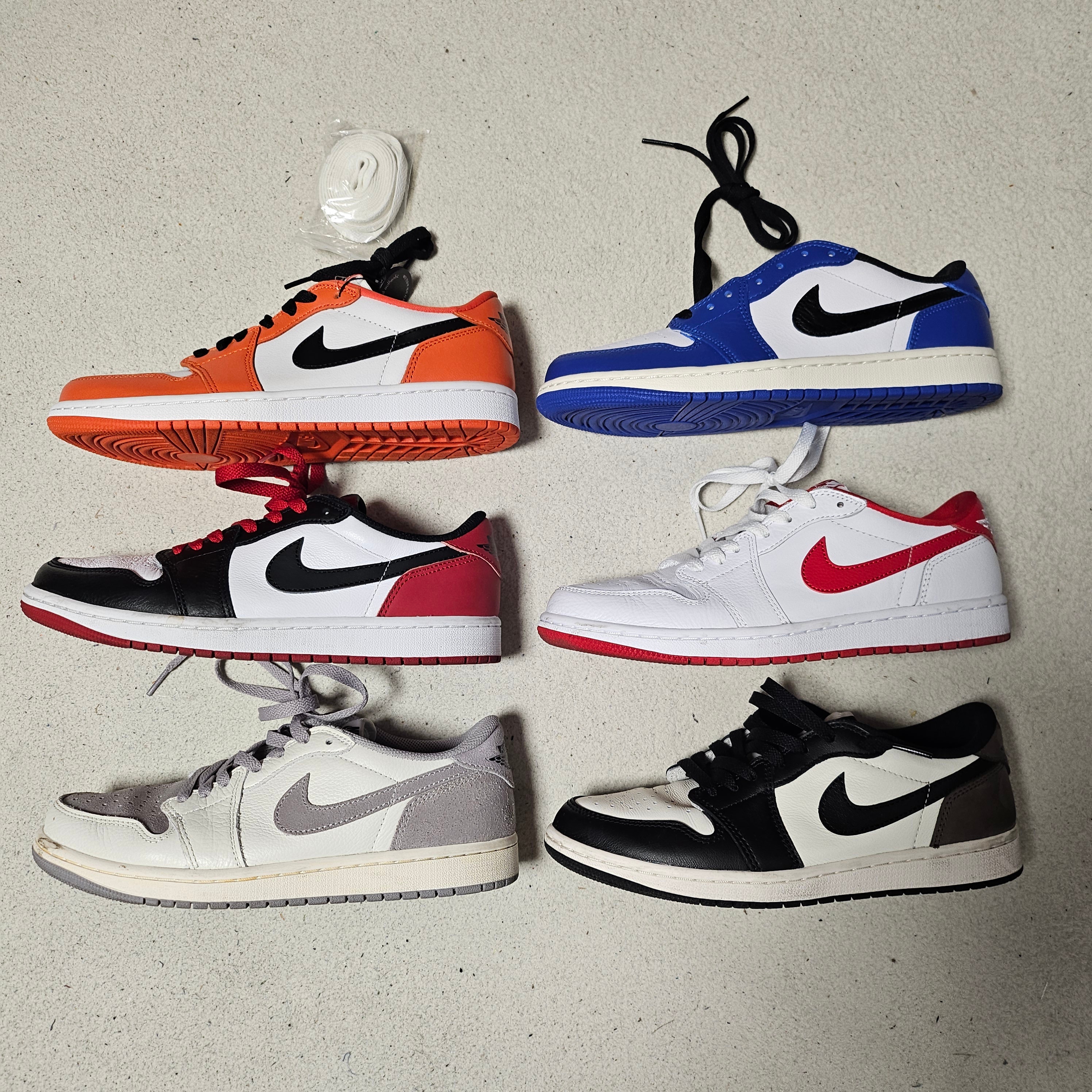 Jordan 1 Low OG Starfish, Jordan 1 Retro Low OG Game Royal 착용 스타일