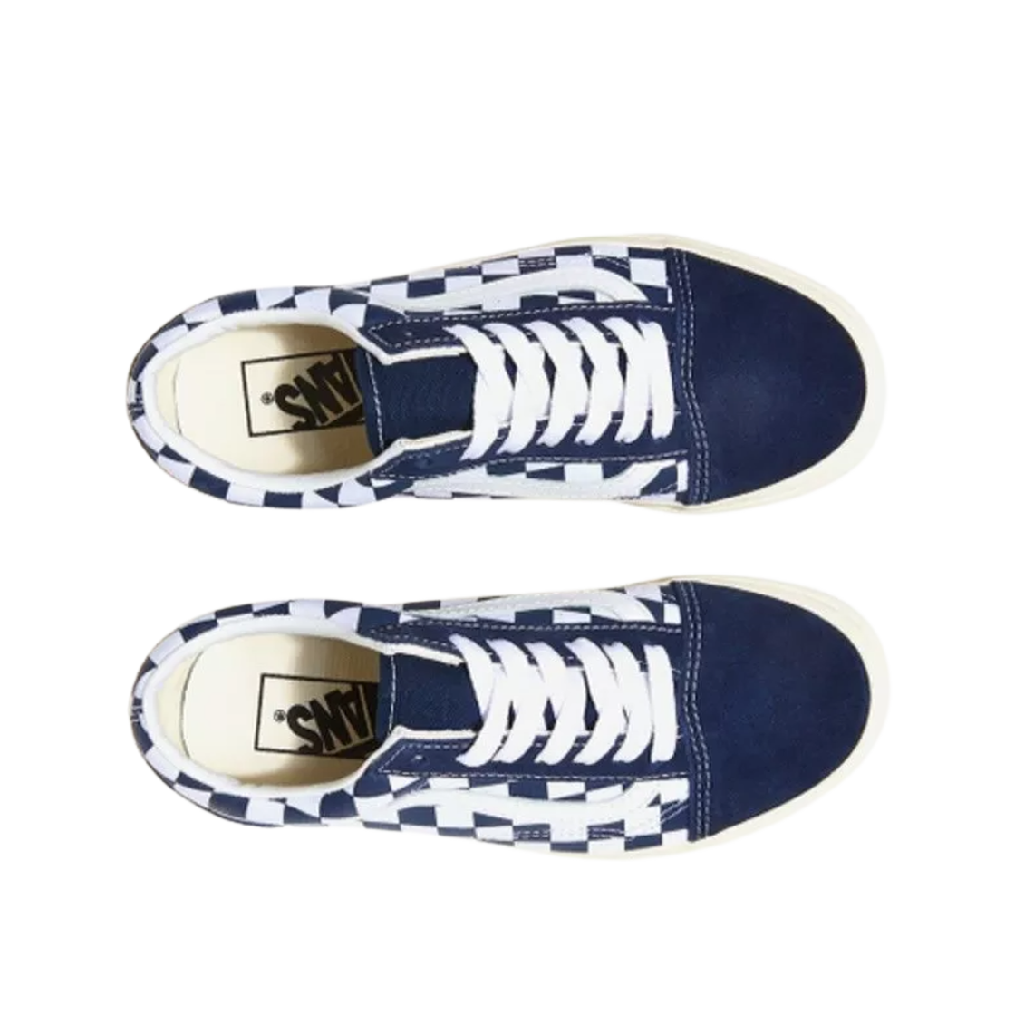 반스 올드스쿨 체커보드 드레스 블루(Vans Old Skool Checkerboard Dress Blues) - 2