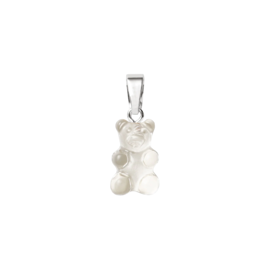 Crystal Haze Nostalgia Bear with Classic Connector Silver Iced