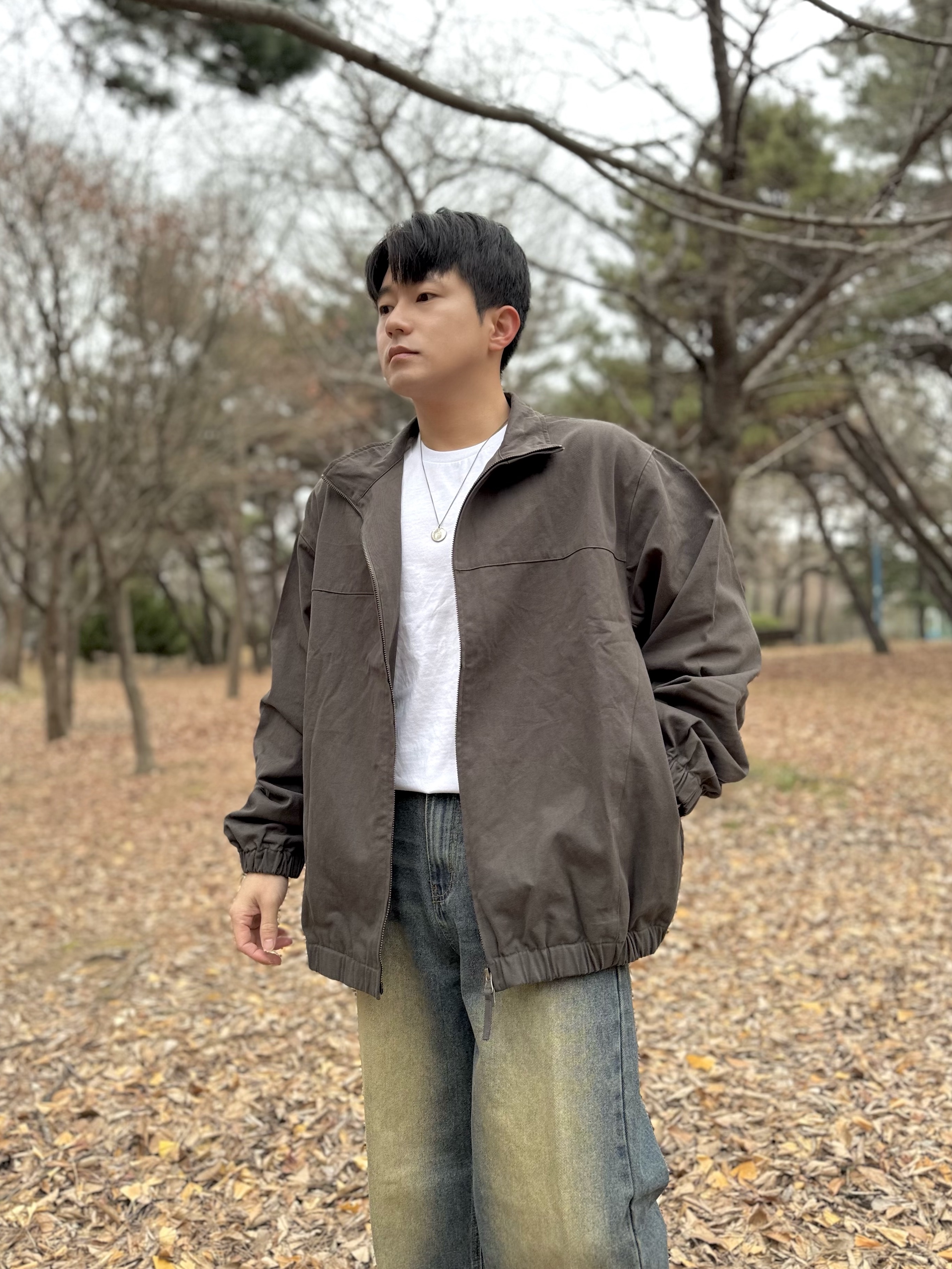 A.P.C. Eloi Necklace Silver 착용 스타일 - 3