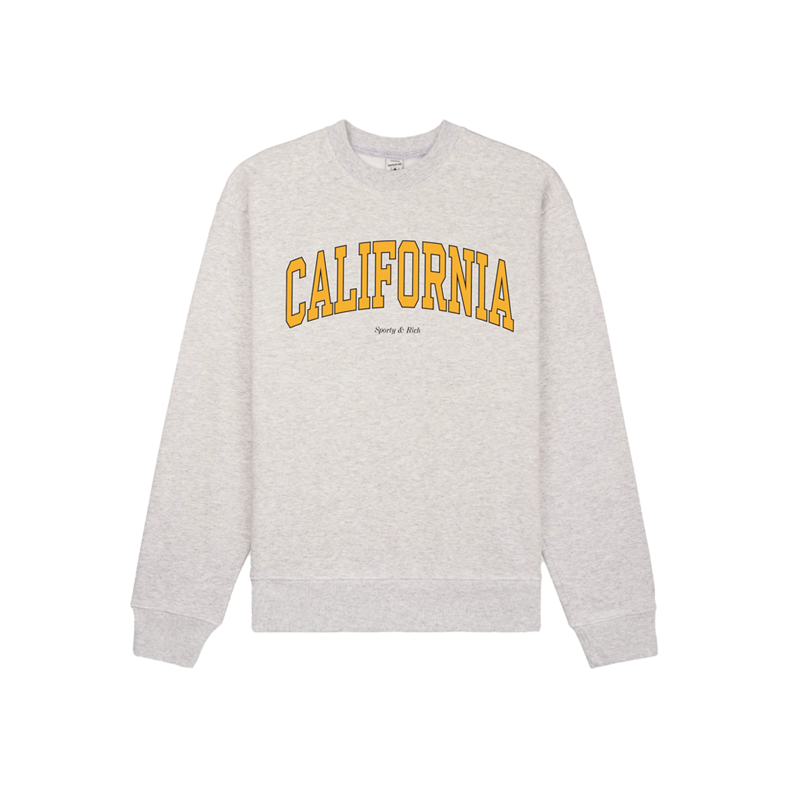 스포티 앤 리치 캘리포니아 크루넥 헤더 그레이 - 25SS(Sporty & Rich California Crewneck Heather Gray - 25SS)
