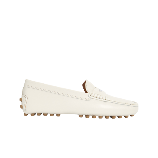 (W) Tod's Gommino Driving Shoes White