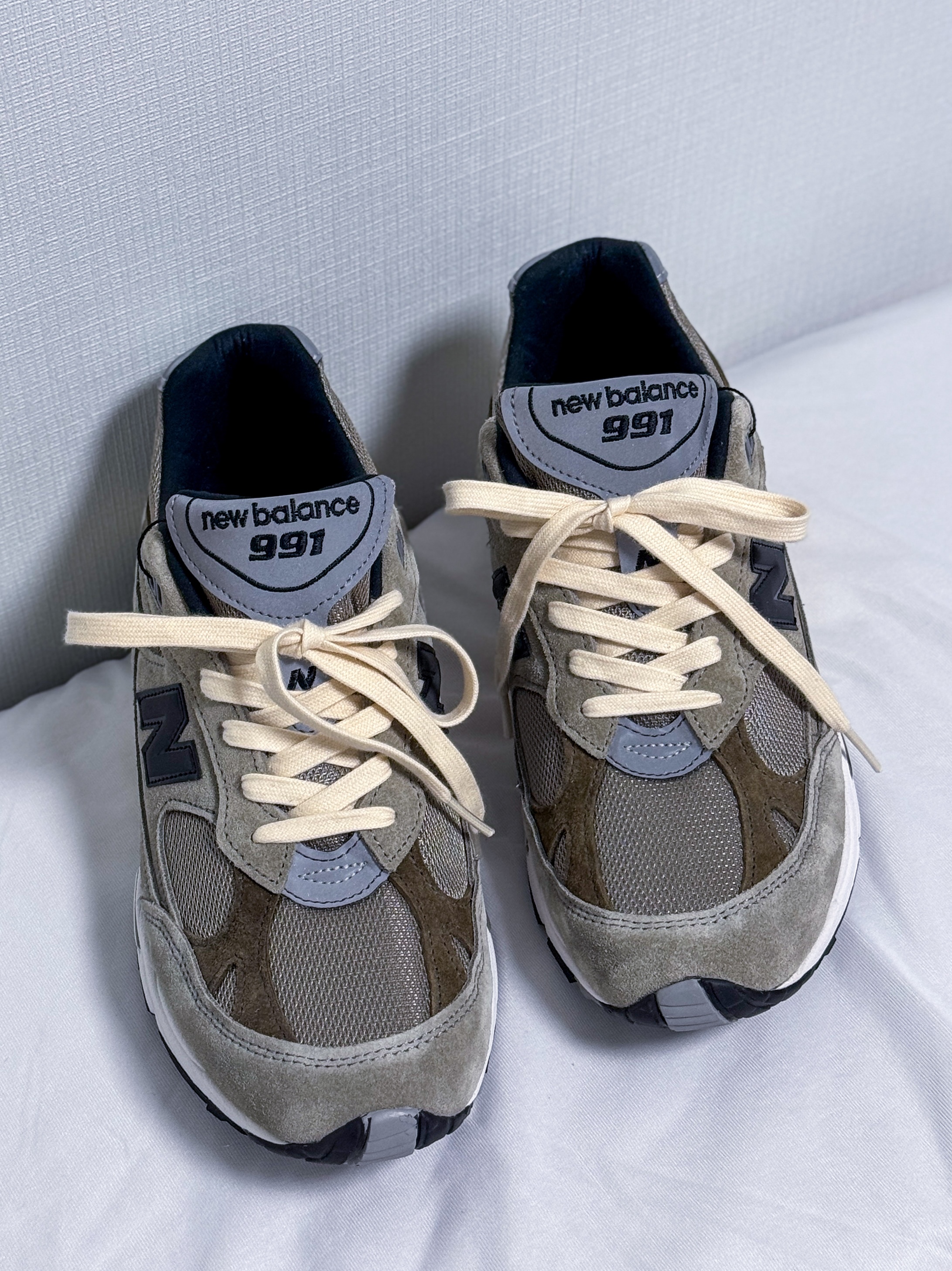 New Balance x JJJJound 991 Made in UK Grey 착용 스타일